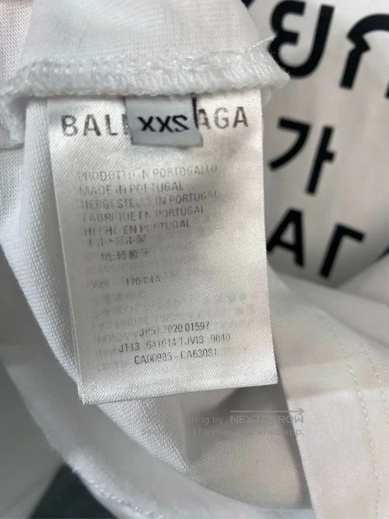 Balenciaga Balenciaga Short sleeve T-shirt with seven languages print Size US XXS / EU 40 - 6 Thumbnail