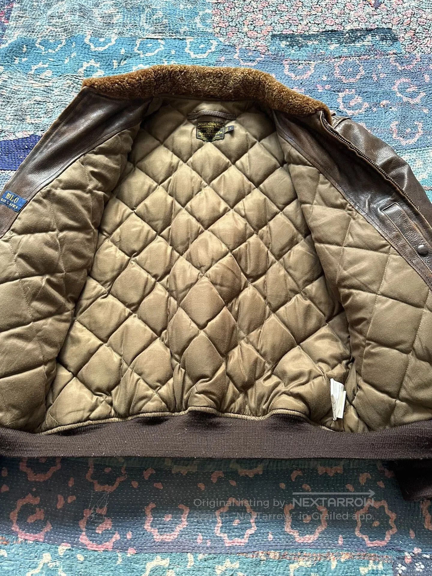 Polo Ralph Lauren Polo Ralph Lauren Vintage Leather Jacket. Size US M / EU 48-50 / 2 - 4 Thumbnail