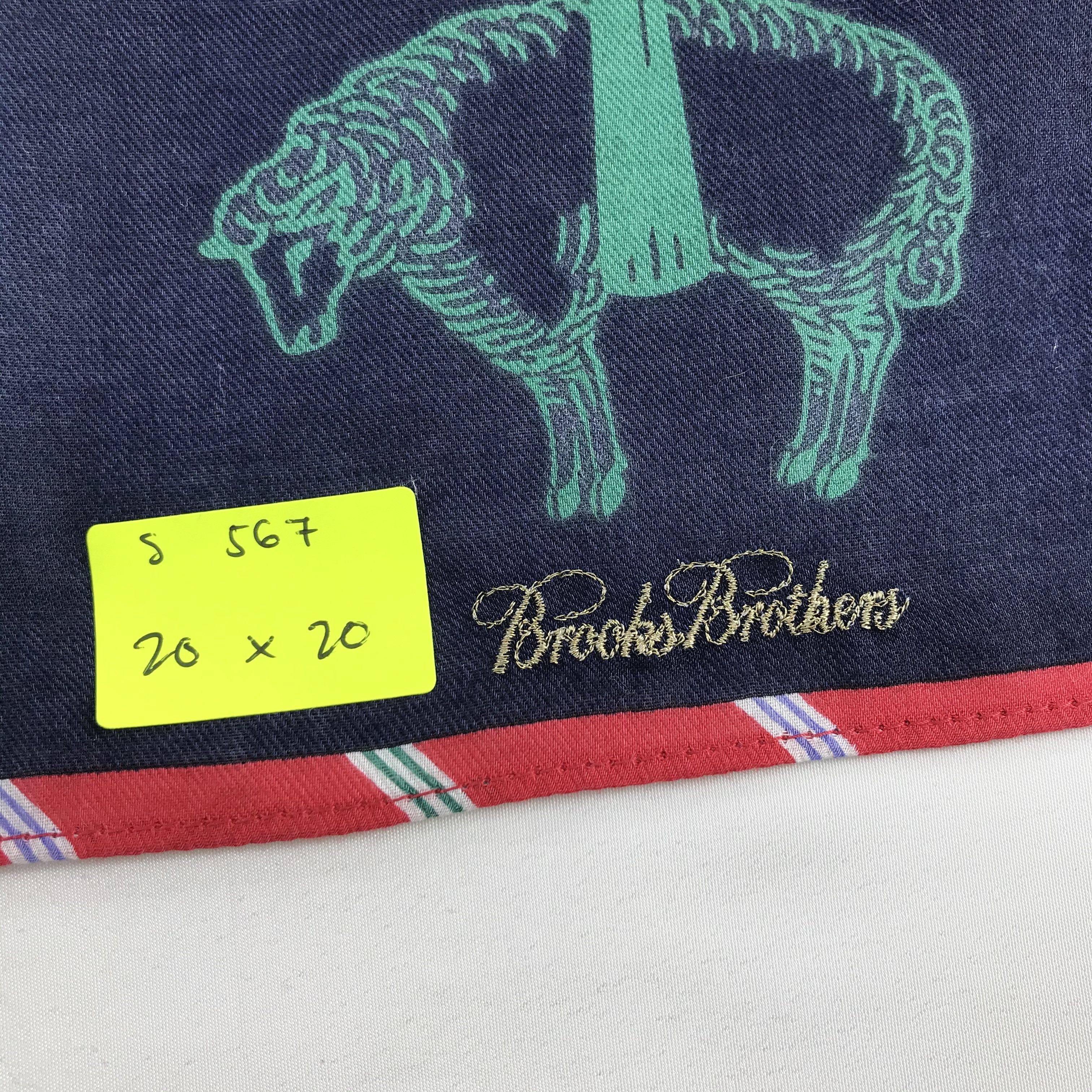 Brooks Brothers × Vintage Brooks Brothers Bandana / Handkerchief / Neckerchief - S567 Size ONE SIZE - 5 Thumbnail