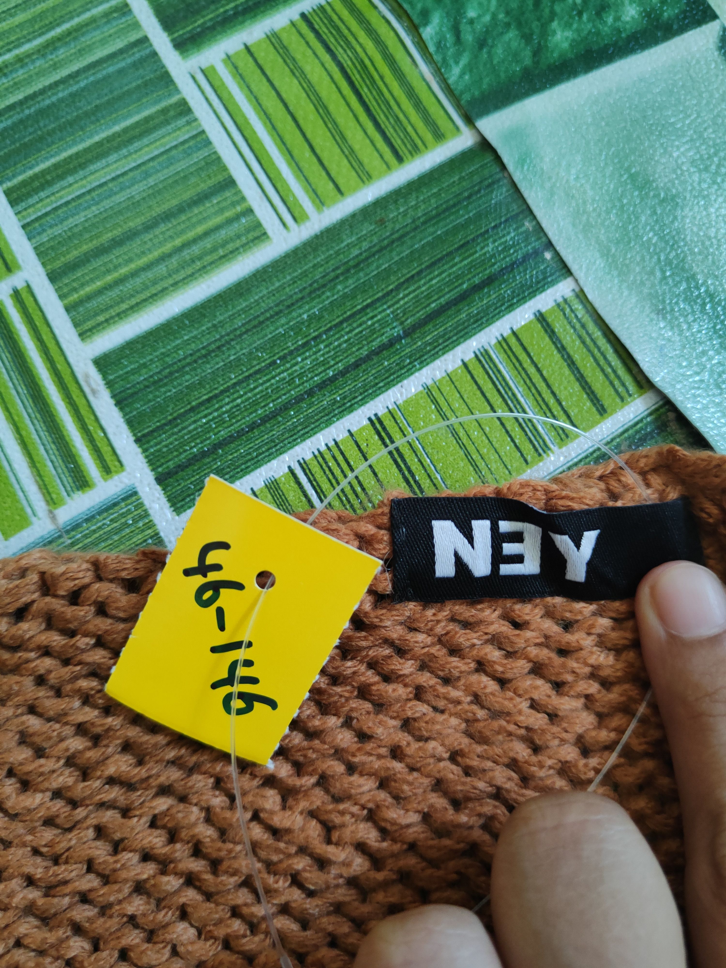 Japanese Brand DL Ney Brown Knitwear Cardigan #46-146 Size M / US 6-8 / IT 42-44 - 12 Thumbnail