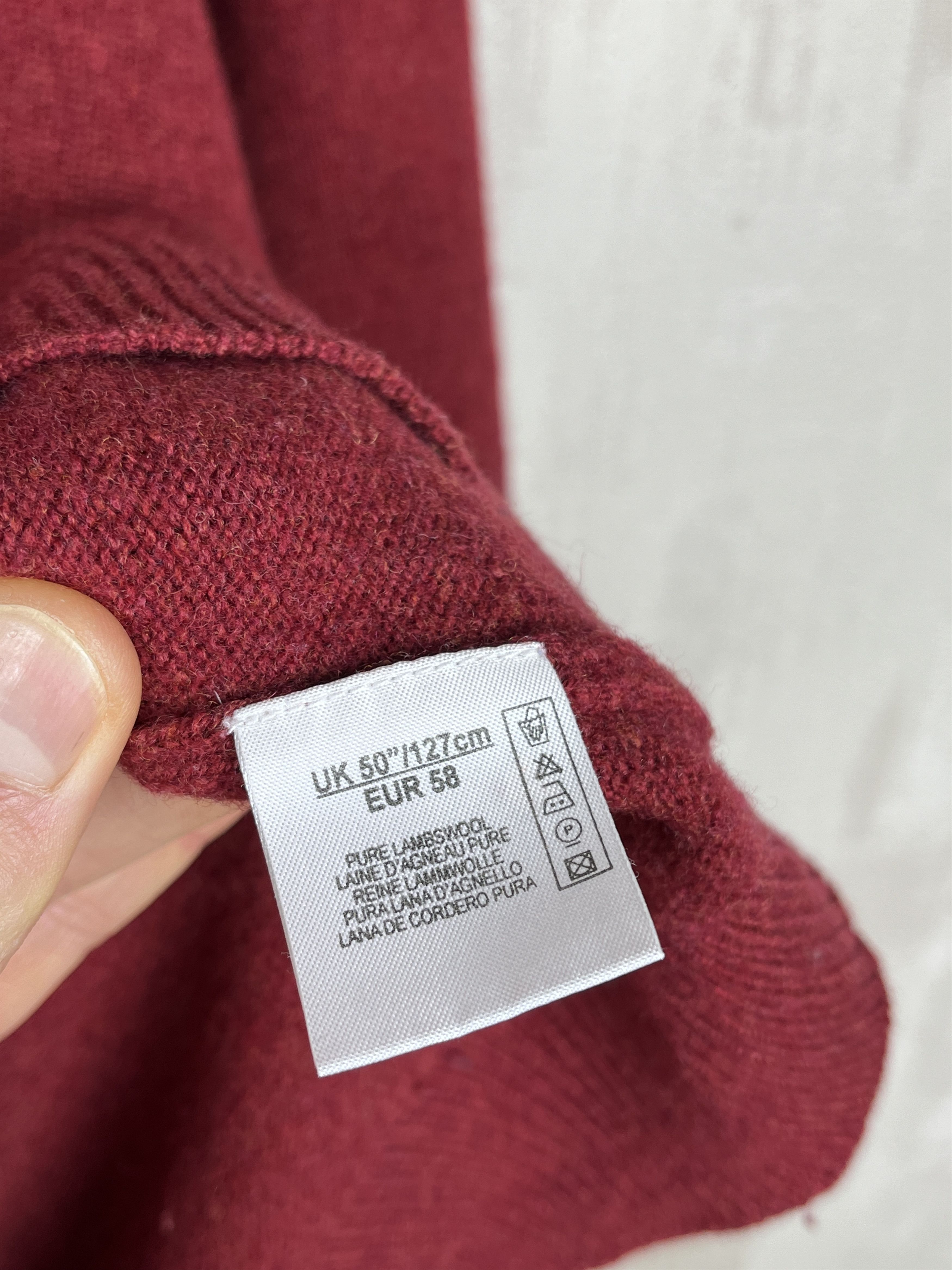 Alan Paine Alan Paine V-Neck Wool Sweater Size UK 50" 127 cm EU 58 Size US XL / EU 56 / 4 - 10 Thumbnail