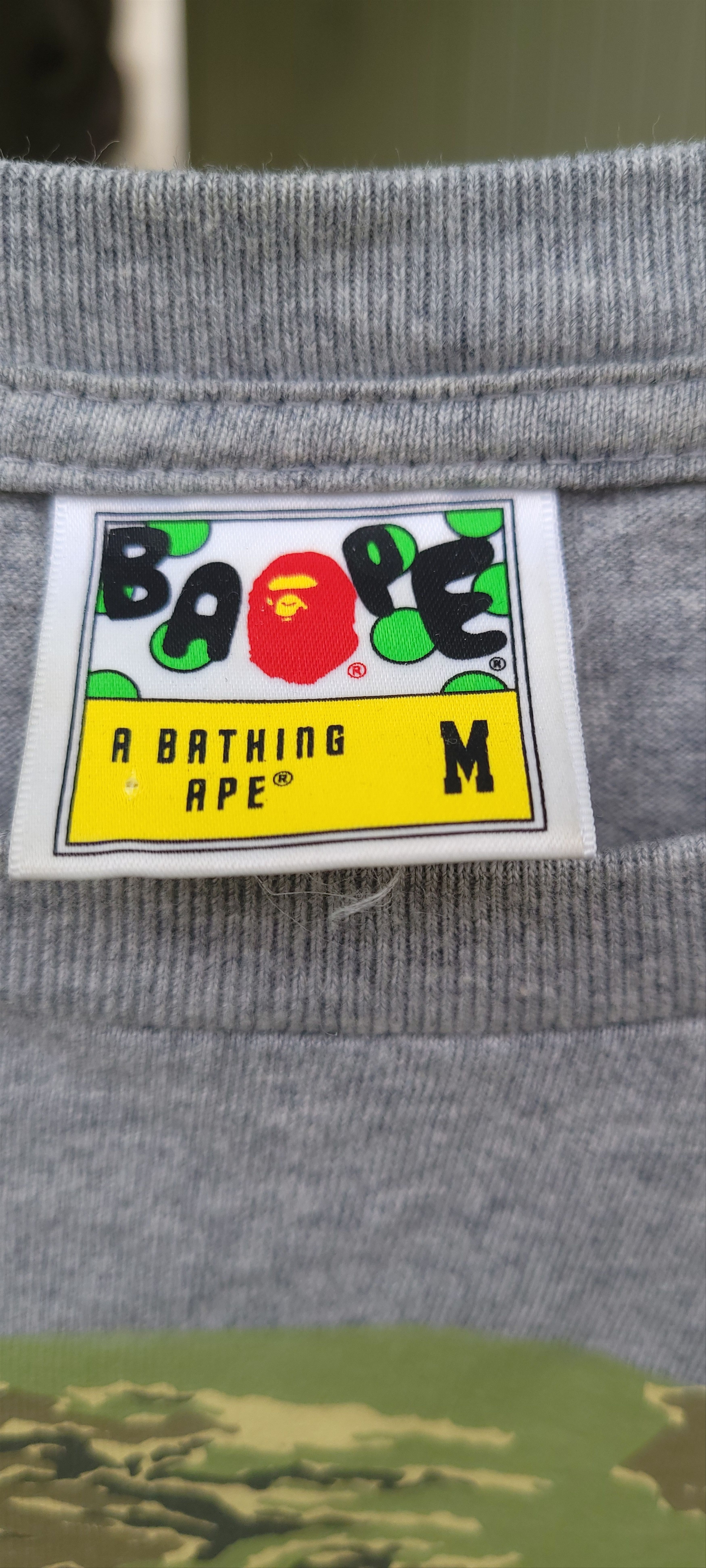 Bape Tiger Camo Big Ape Head Tee Size US M / EU 48-50 / 2 - 4 Thumbnail