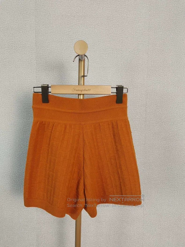 Hermes Hermes Women's knitted shorts Size 24" / US 00 / IT 34 - 1 Thumbnail