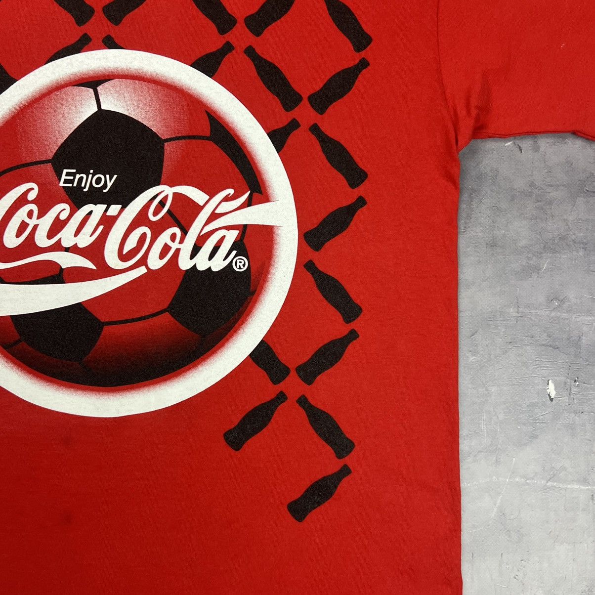 Coca Cola Rare! Coca Cola Euro 1996 Vintage Screen Stars Tee 90s Size US M / EU 48-50 / 2 - 11 Thumbnail