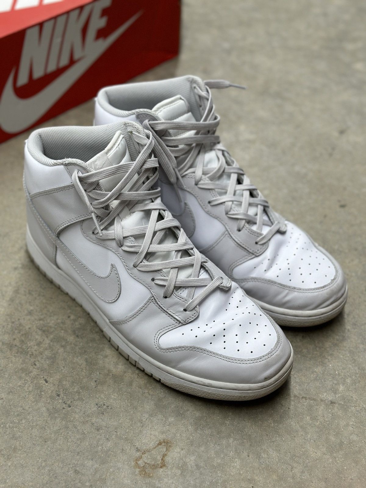 Nike Nike Dunk High Retro Size US 12 / EU 45 - 4 Thumbnail
