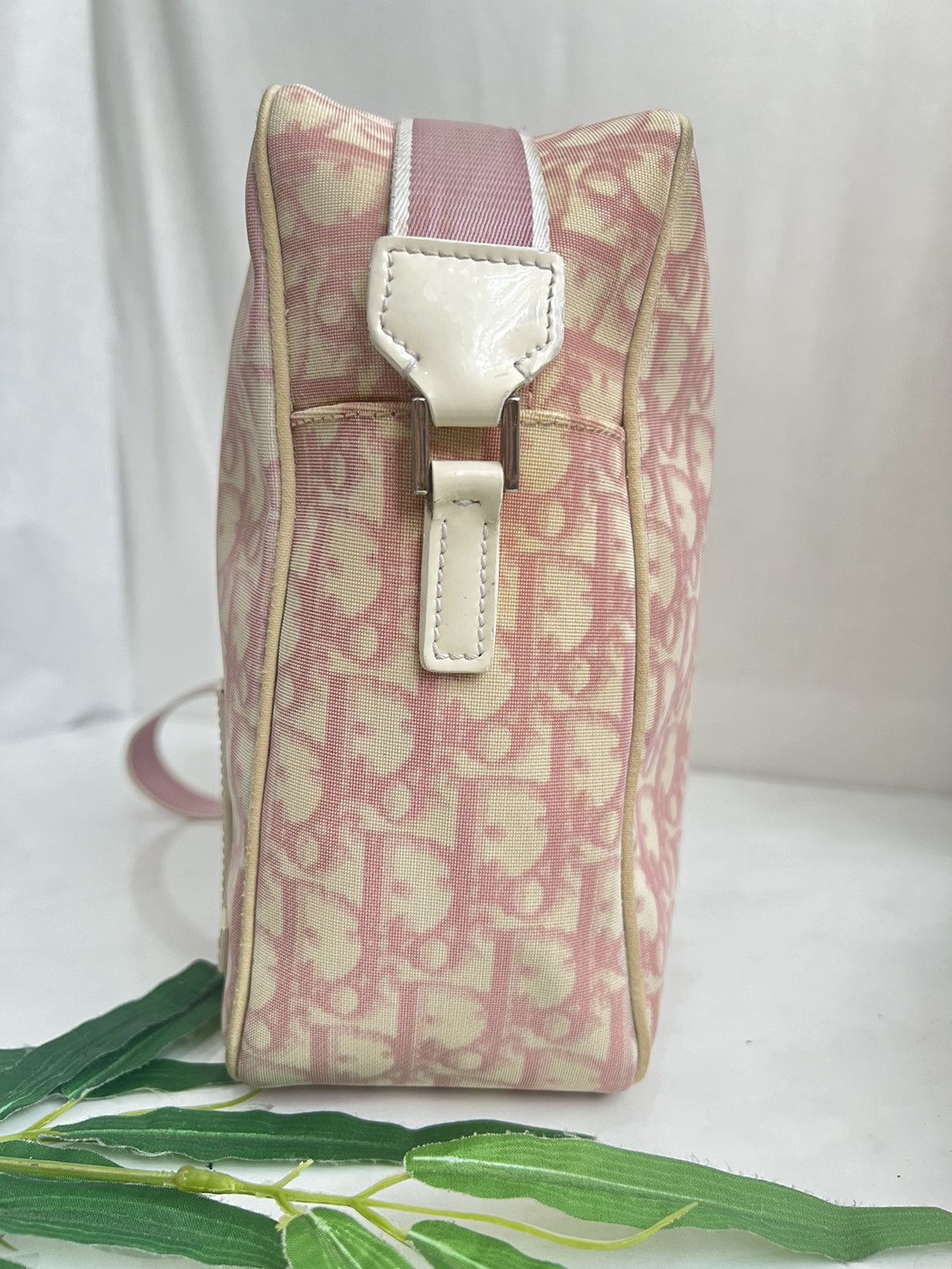 Dior Authentic vintage DIOR Trotter coated canvas crossbody bag Size ONE SIZE - 4 Thumbnail