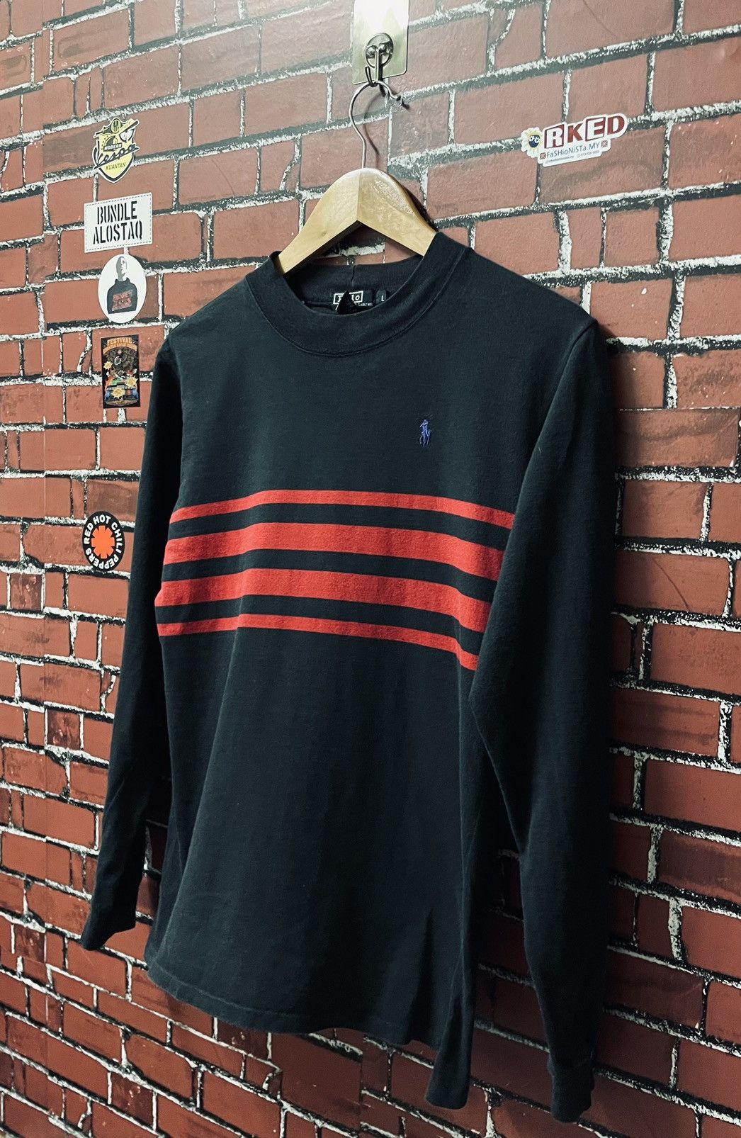 Designer × Polo Ralph Lauren × Vintage POLO RALPH LAUREN LONG SLEEVE 80s Size US L / EU 52-54 / 3 - 3 Thumbnail