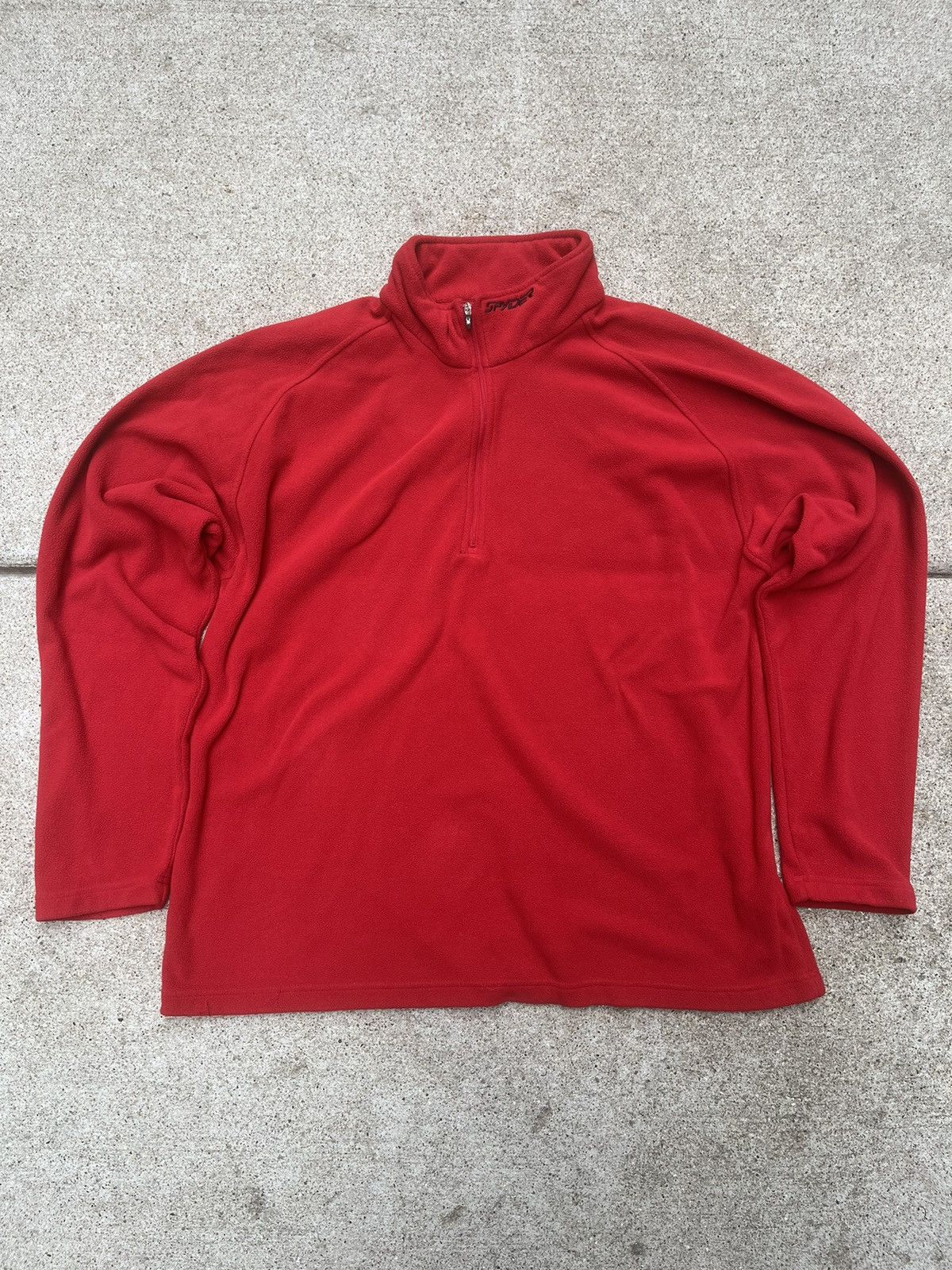 Spyder × Vintage Vintage Y2K Embroidered Spyder Quarterzip Fleece Size US XL / EU 56 / 4 - 1 Thumbnail