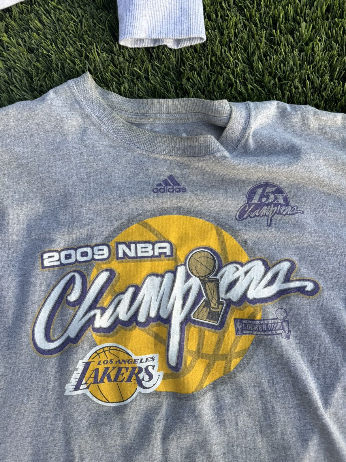 Adidas × NBA Adidas Lakers 2009 Finals Tee Size US L / EU 52-54 / 3 - 3 Thumbnail