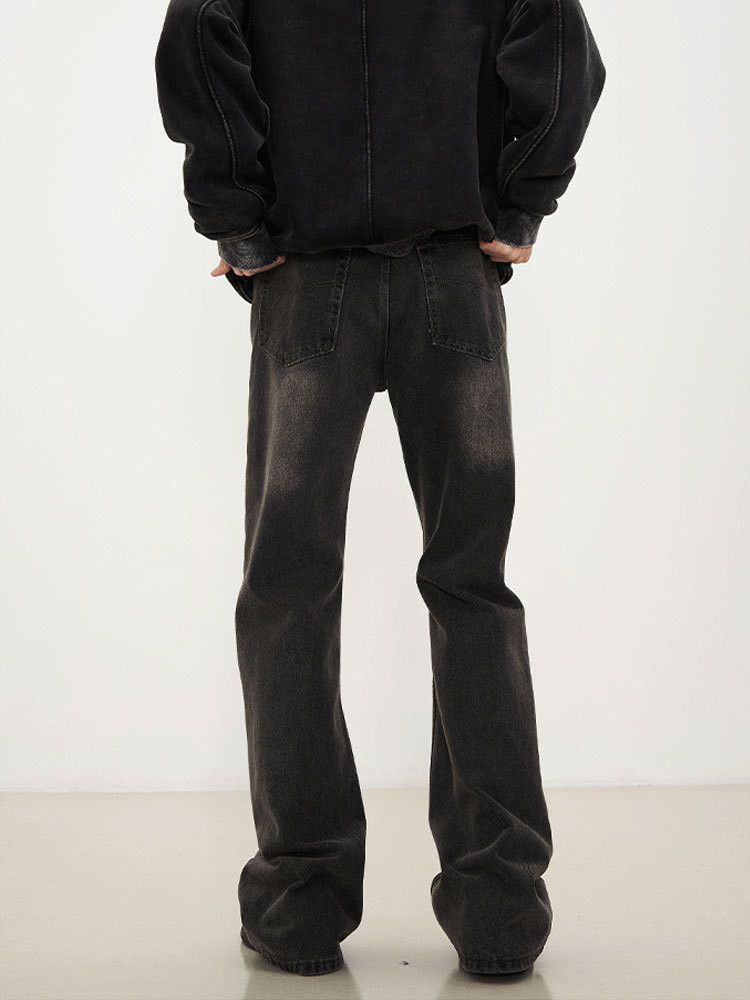 Japanese Brand × Jean American retro all-match straight cleanfit flared jeans Size US 34 / EU 50 - 4 Thumbnail
