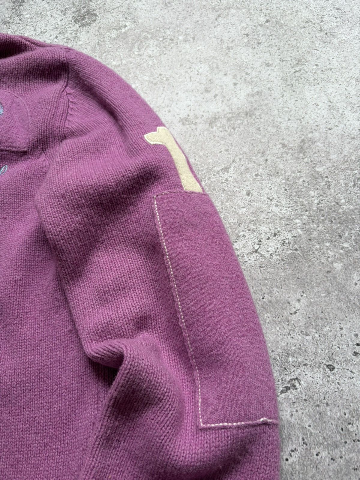 La Martina Vintage La Martina Number 1 Pink Zip Sweater Size US L / EU 52-54 / 3 - 6 Thumbnail