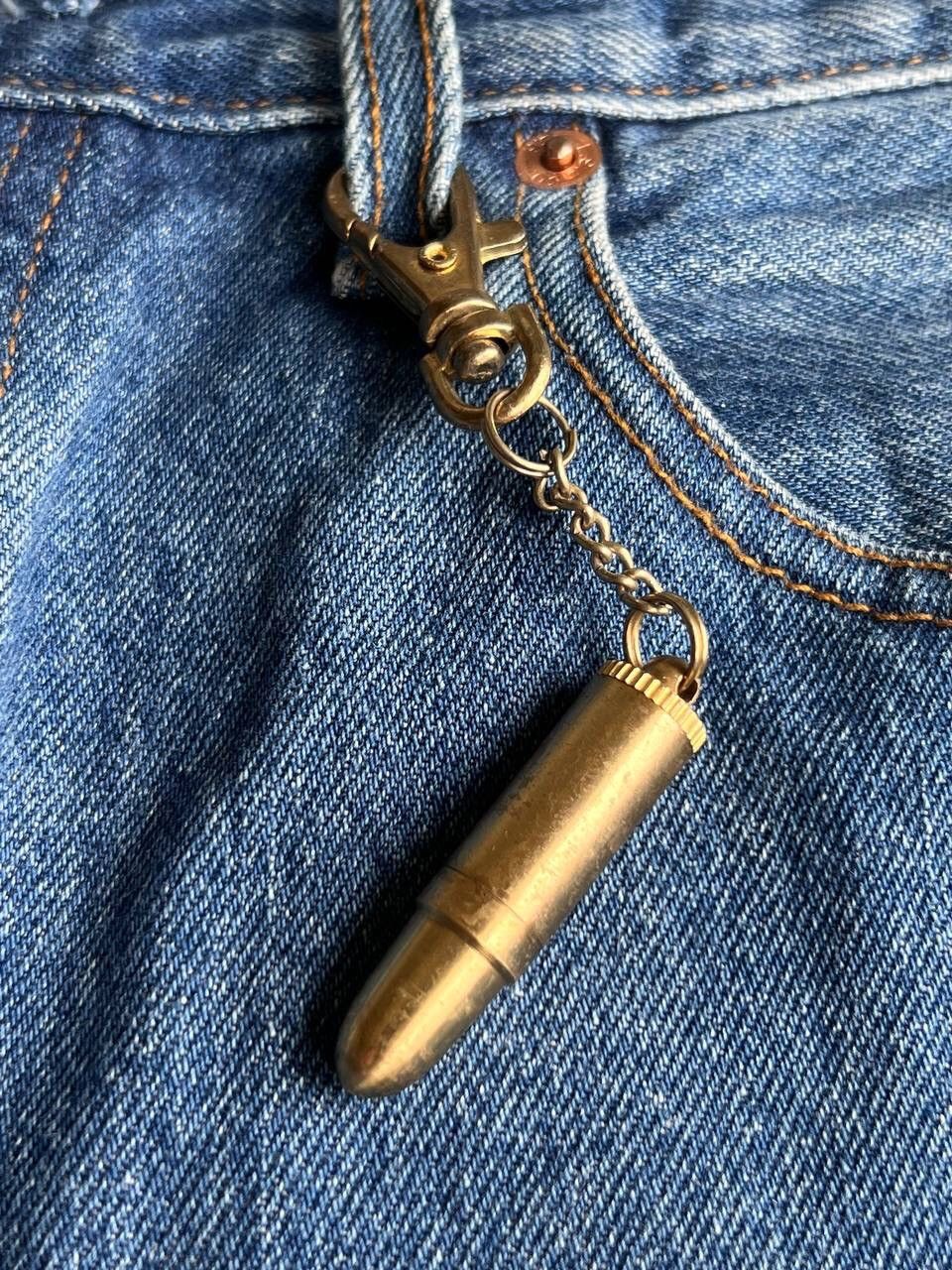 image of Hysteric Glamour x Marlboro Y2K Elegance Bullet 90's Geometric Metal Punk Rock Lighter in Silver