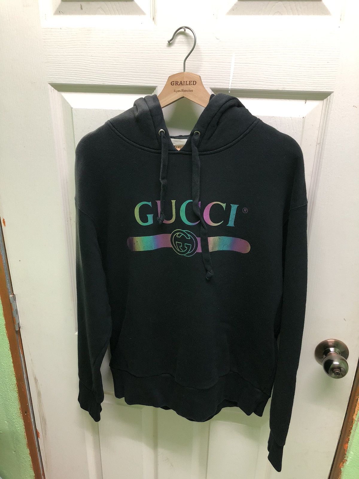 Rainbow gucci hoodie deals