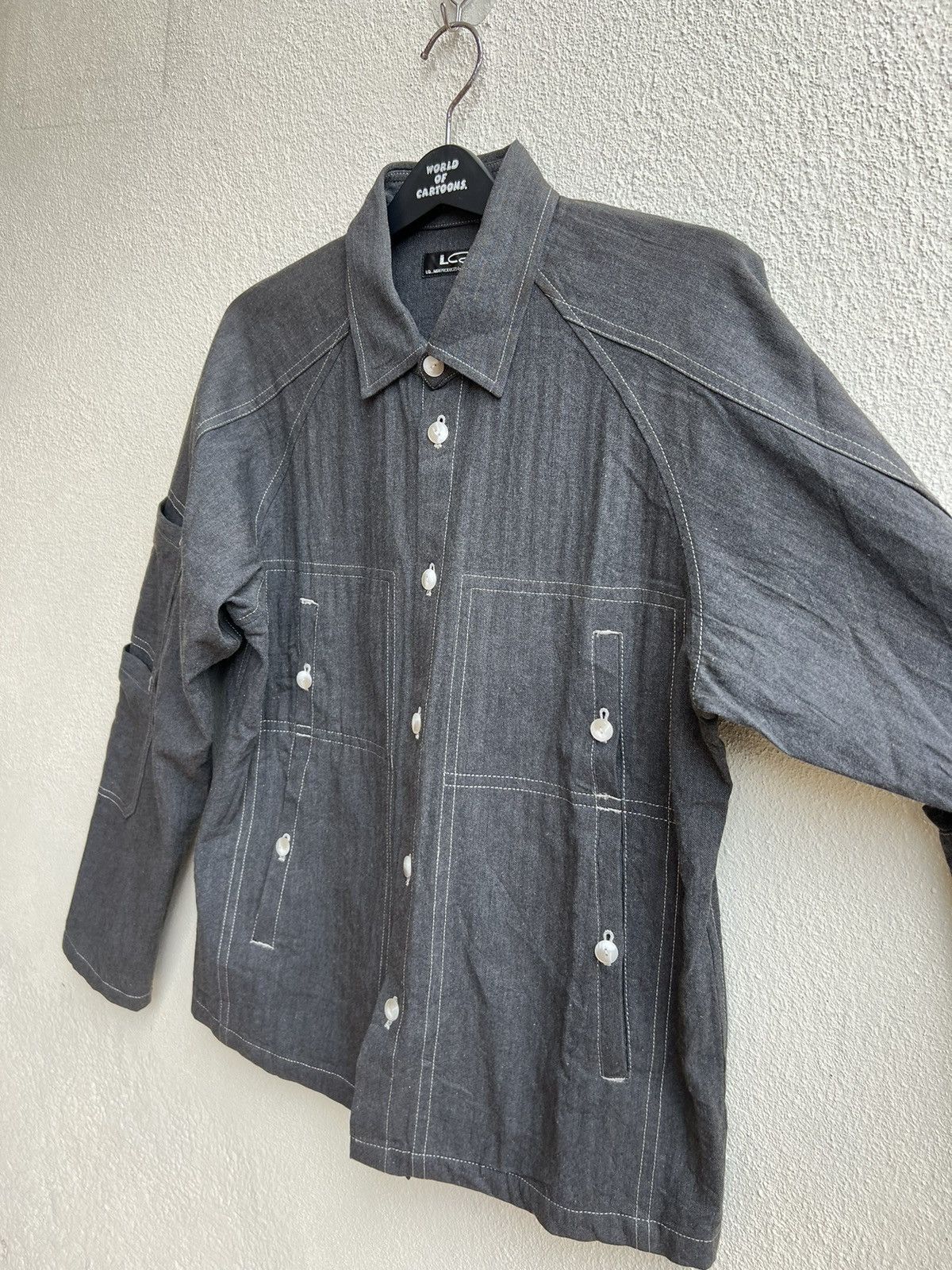 Y's for Men × Yohji Yamamoto Archive Yohji Yamamoto LQ HBT Salt & Pepper Tactical Jacket Size US L / EU 52-54 / 3 - 10 Thumbnail