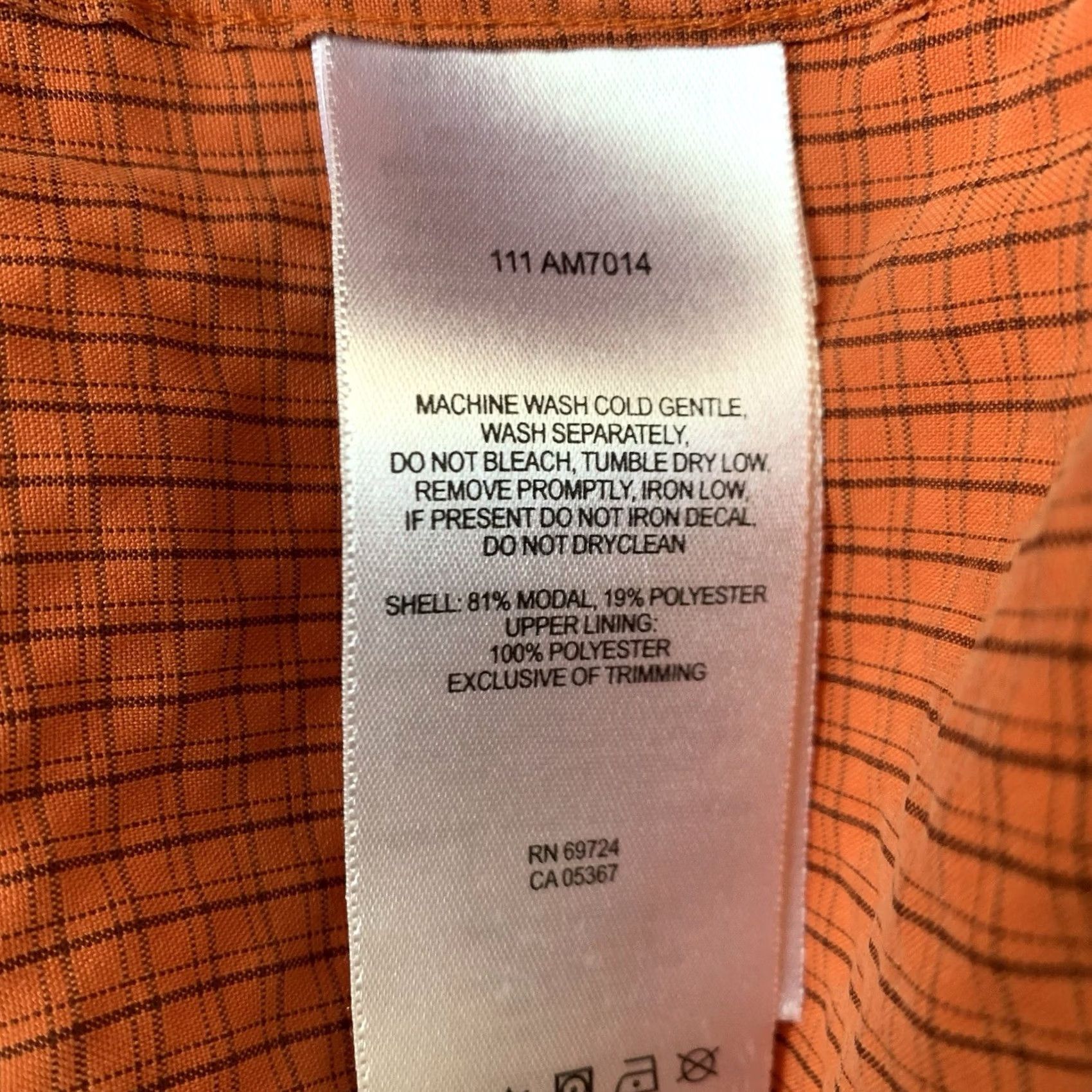 Vintage Columbia Shirt Mens XL Omni Shade Short Sleeve Vented Fishing Orange Check Size US XL / EU 56 / 4 - 4 Thumbnail