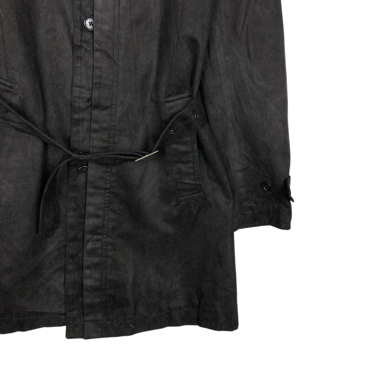Tornado Mart 🔥RICH BLACK LONG JACKET TORNADO MART BELT BONDAGE Size US M / EU 48-50 / 2 - 7 Thumbnail