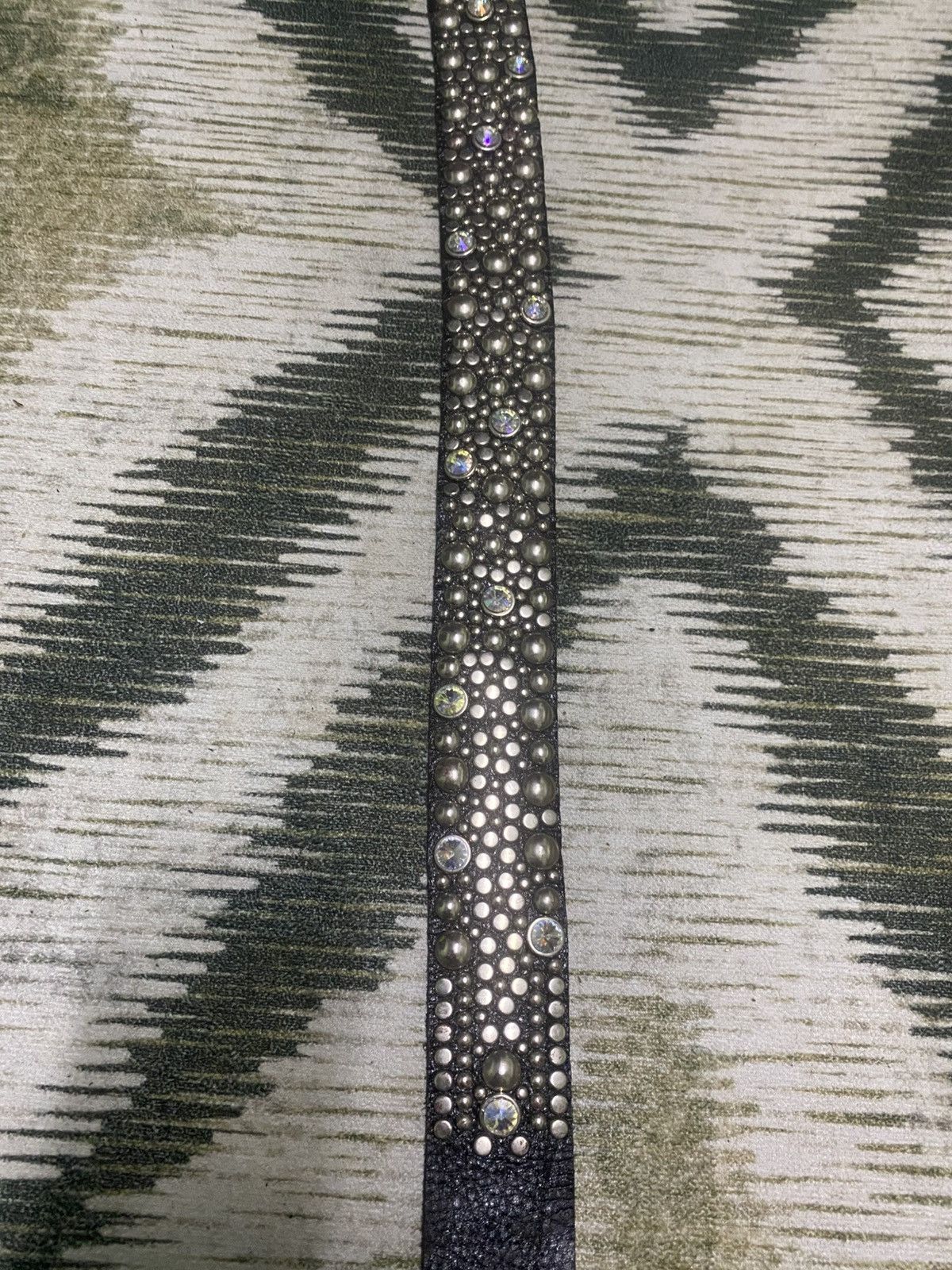 Japanese Brand (SENDOFFER) Vintage Full Studded Leather Belt Size ONE SIZE - 8 Thumbnail