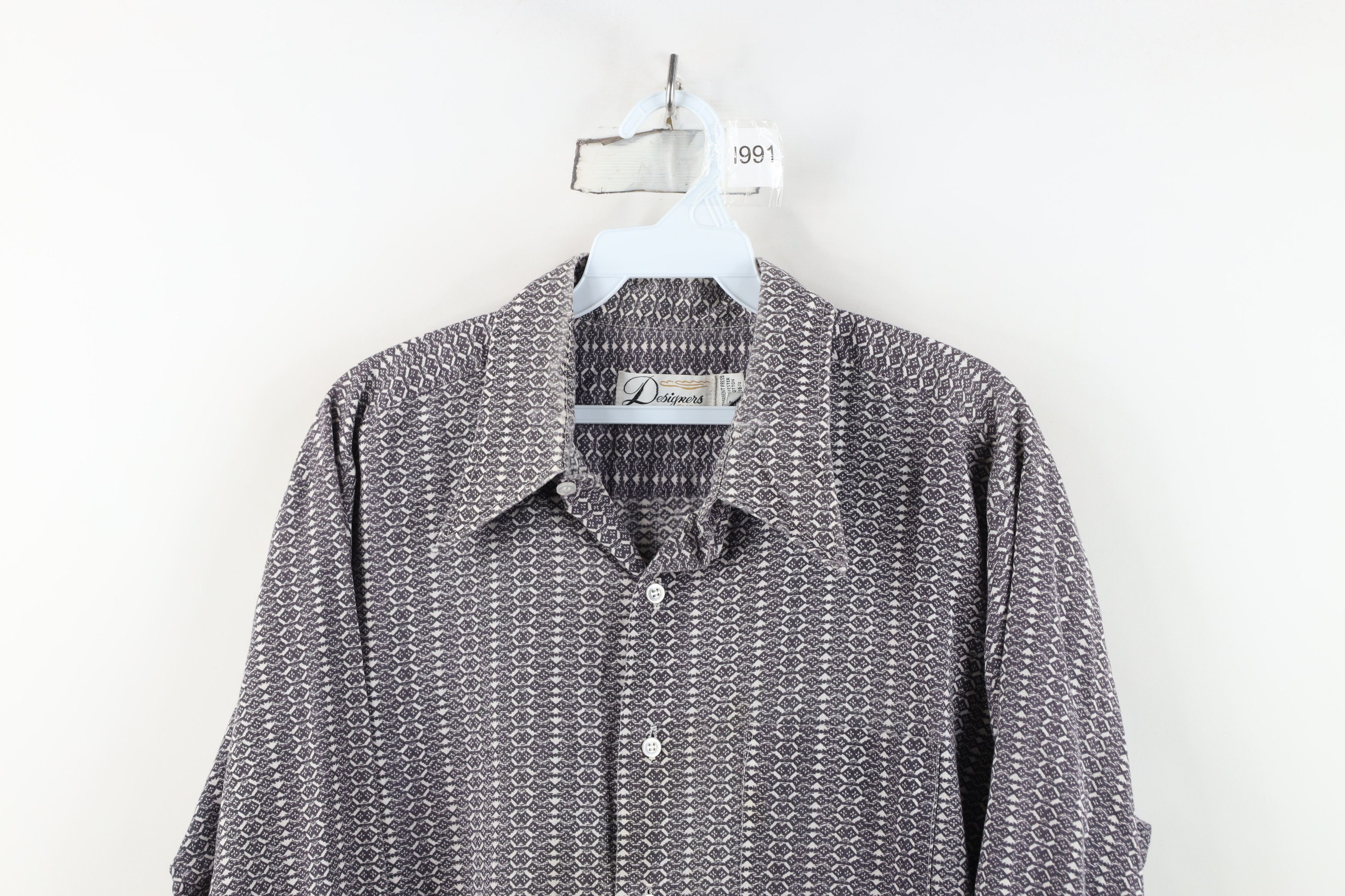 Vintage Vintage 60s 70s Mid Century Modern MCM Button Shirt USA Size US L / EU 52-54 / 3 - 2 Thumbnail