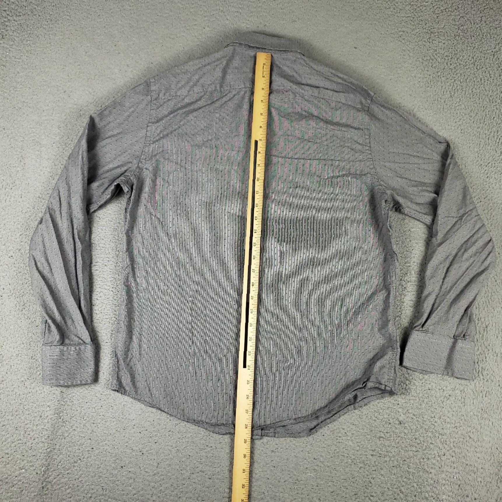 UNTUCKit VINTAGE UNTUCKit Men’s Shirt Long Sleeve Collared Button-Up Casual Classic Cotton Gray Large Size US L / EU 52-54 / 3 - 3 Thumbnail