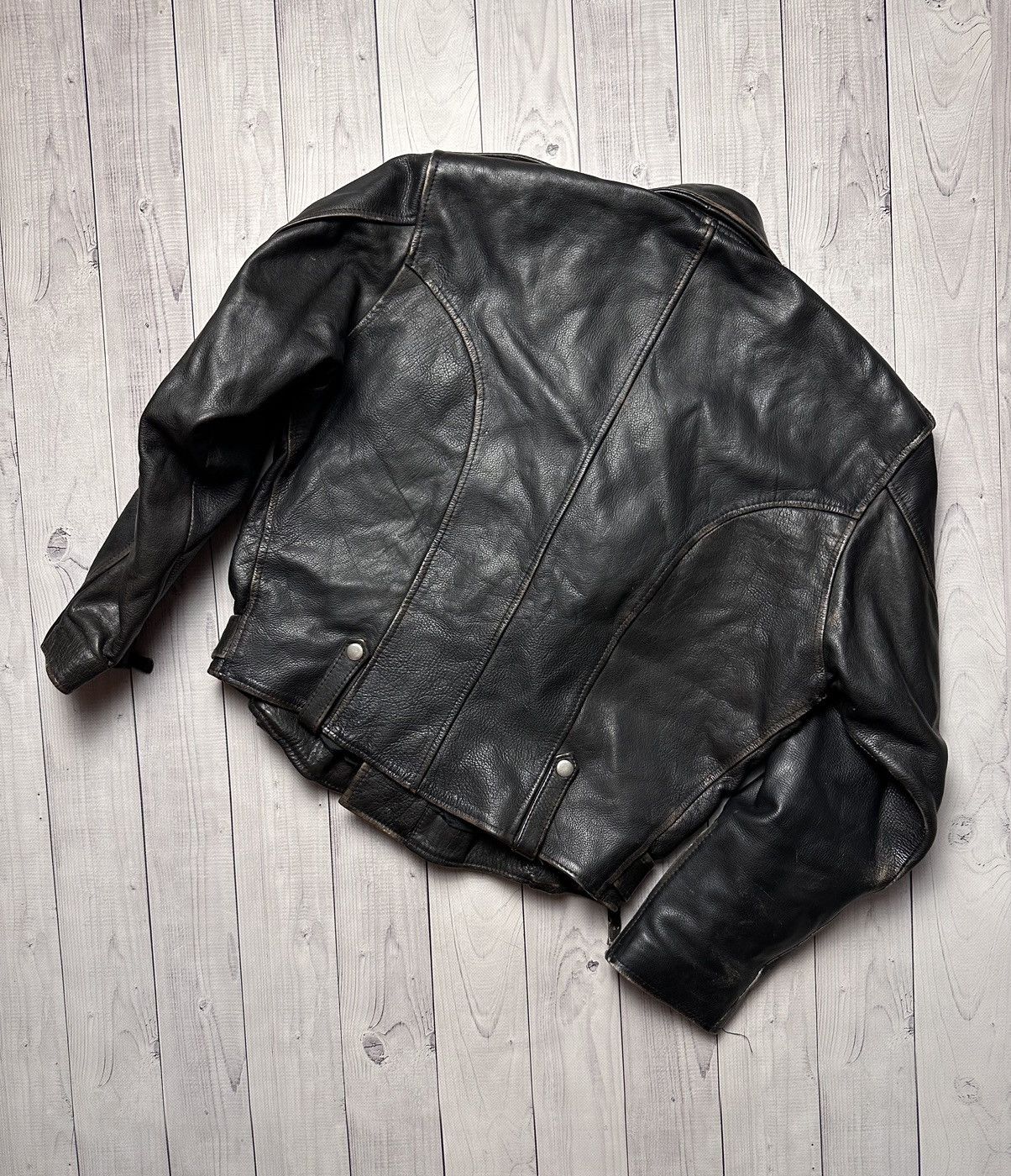 Other Vintage natural leather jacket women’s S/M brown fade rare Size M / US 6-8 / IT 42-44 - 9 Thumbnail