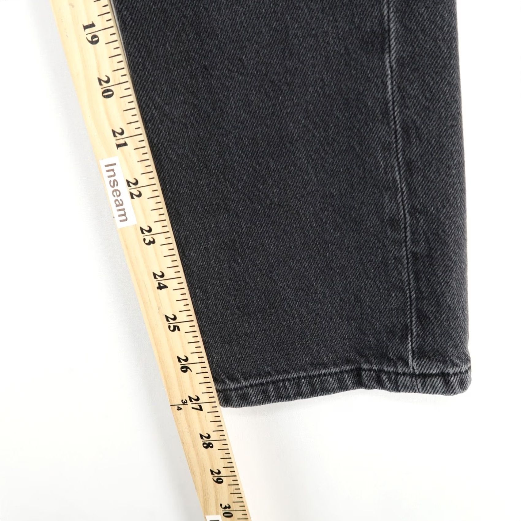 Reformation Reformation Jeans Womens 26 Monterey Washed Black Cotton Blend Denim Size 26" / US 2 / IT 38 - 6 Thumbnail