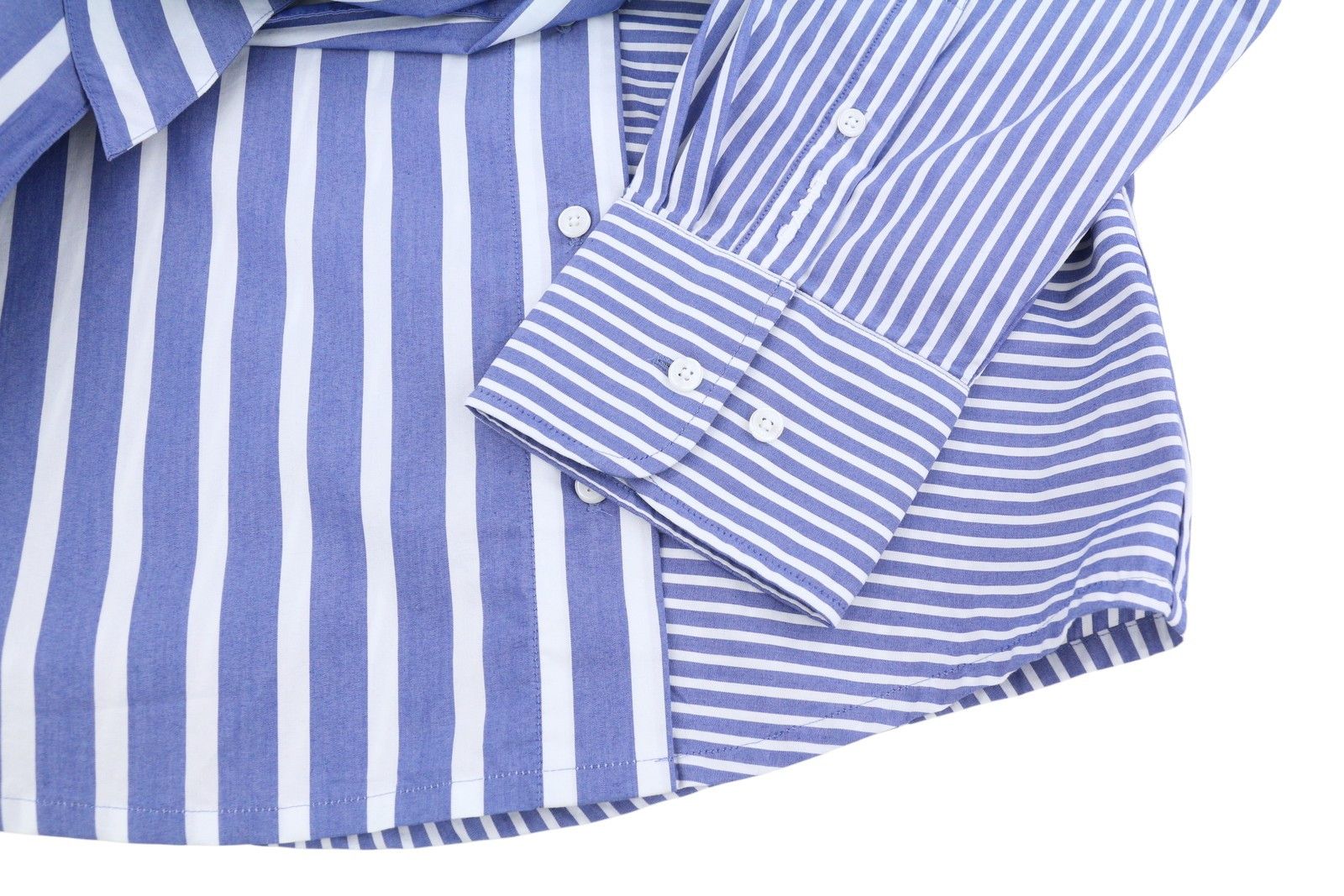 Gant TECH PREP MIX STRIPE EU40 College Blue Belted Shirt 87530 Size L / US 10 / IT 46 - 5 Thumbnail