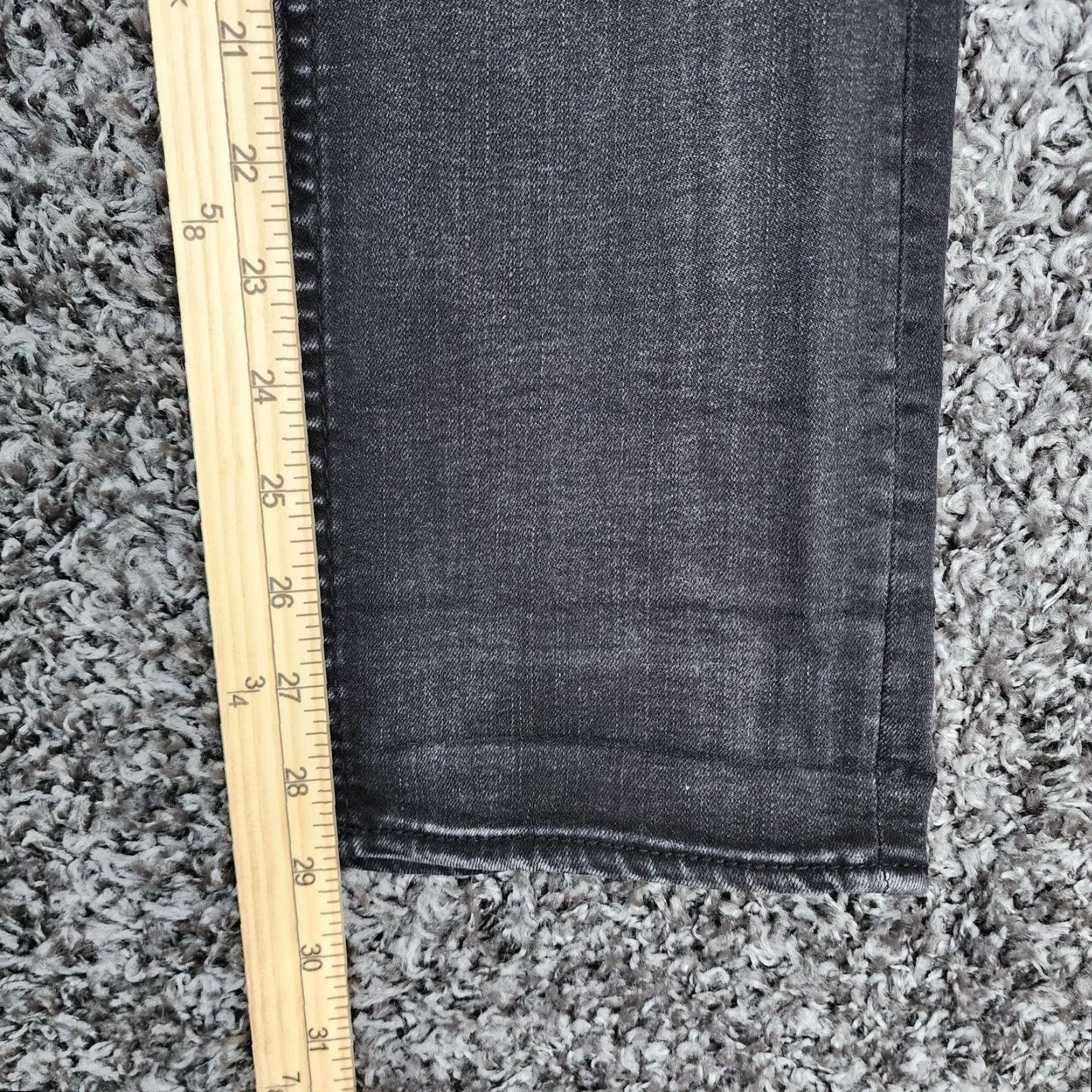Vintage Departwest Womens Jeans Distressed Black Slim Straight 28 Regular 29in Waist 28 Inseam Women Size 28" / US 6 / IT 42 - 5 Thumbnail