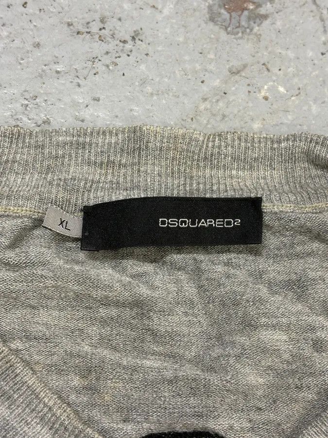 Dsquared2 SS2004 Dsquared2 Grey Rebel Classy Sleeveless Sweater Size US M / EU 48-50 / 2 - 10 Thumbnail