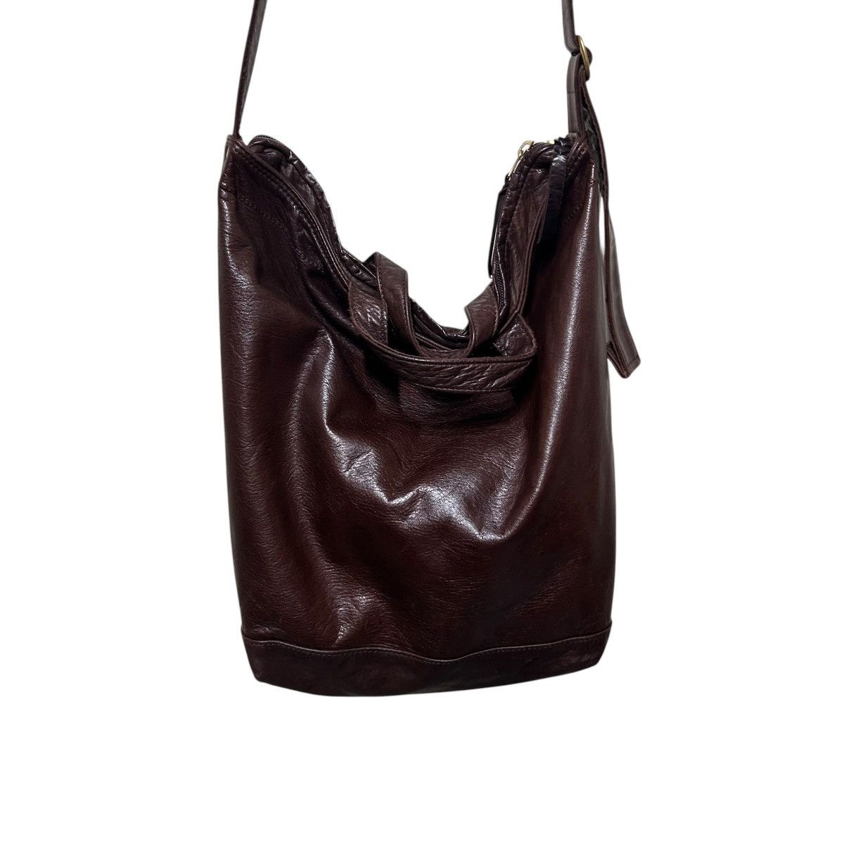 Porter 752 00s Porter Yoshida leather shoulder bag unisex brown Size ONE SIZE - 21 Thumbnail