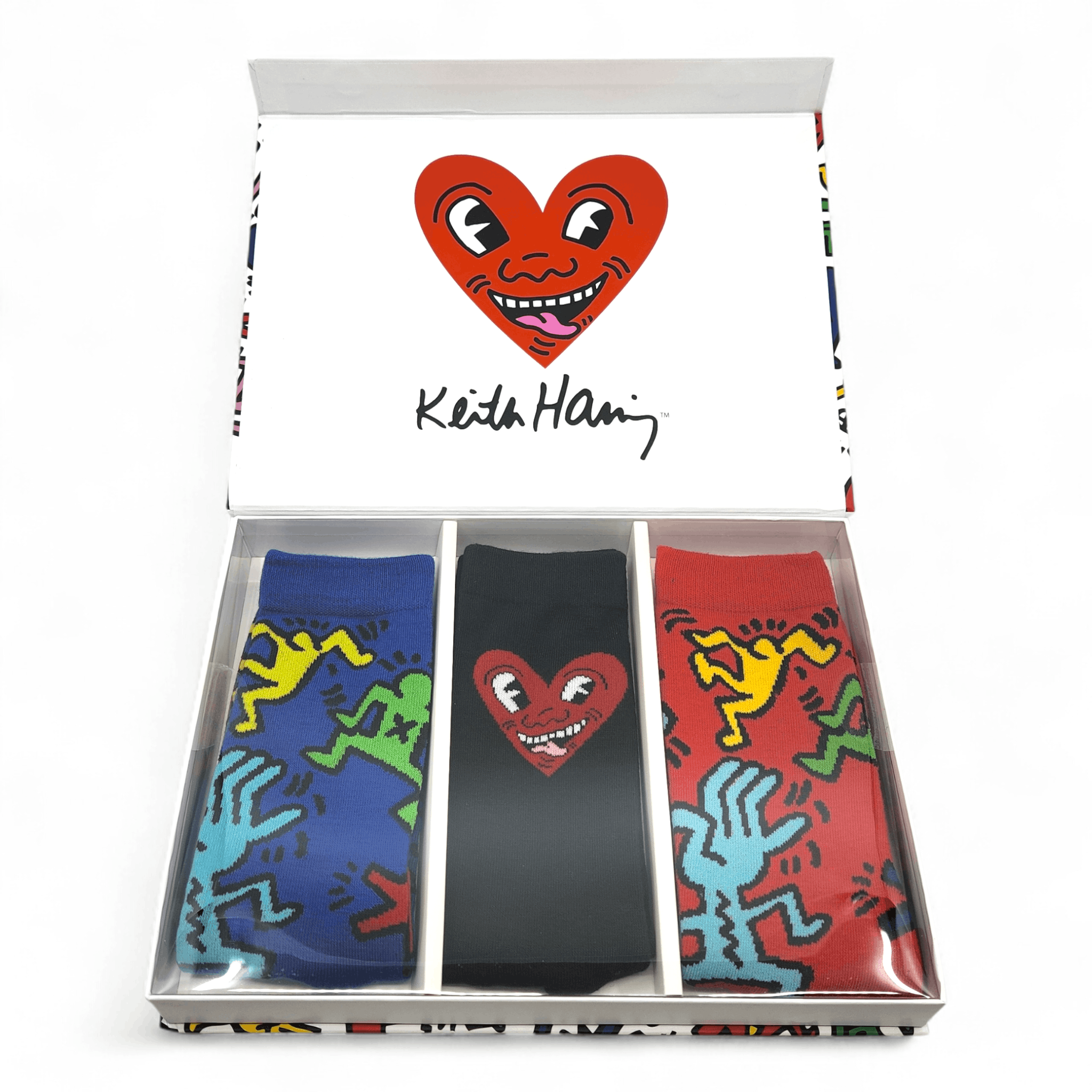 Keith Haring Keith Haring Crew Socks 3 Pairs Size ONE SIZE - 3 Thumbnail