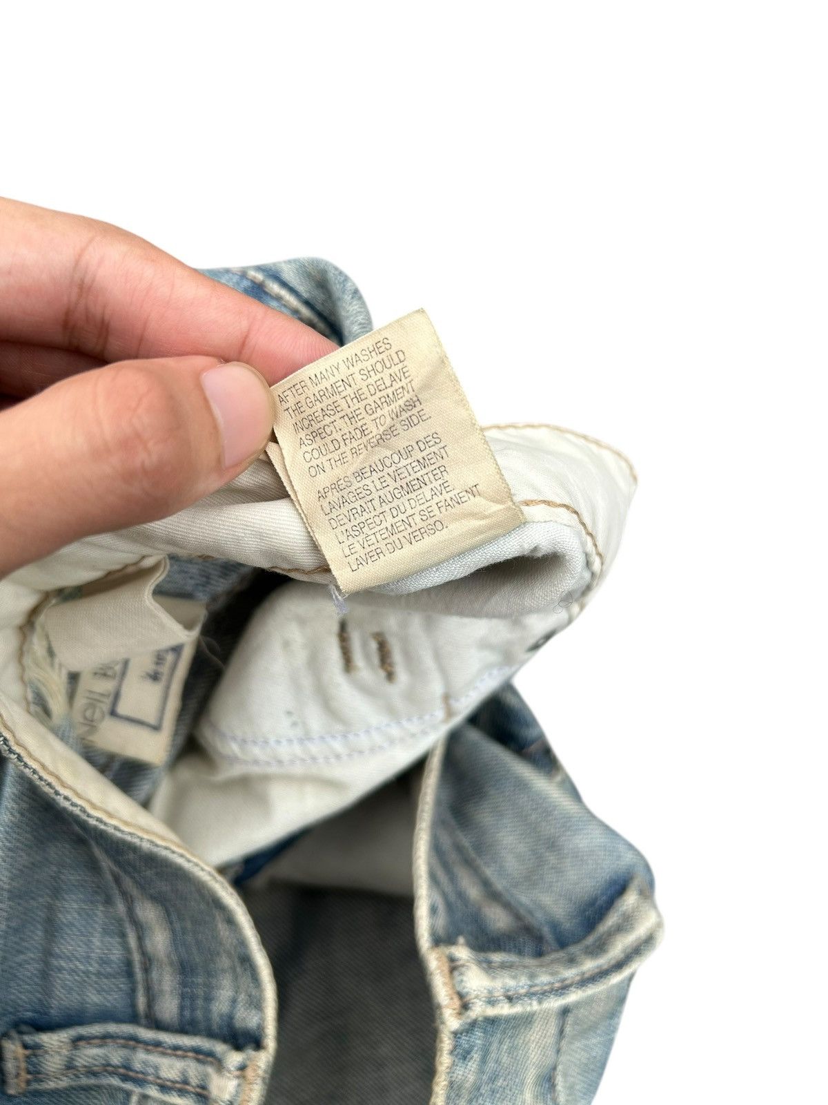 Neil Barrett Neil Barrett Punk Bondage Style Distressed Italy Denim Jeans Size US 32 / EU 48 - 13 Thumbnail