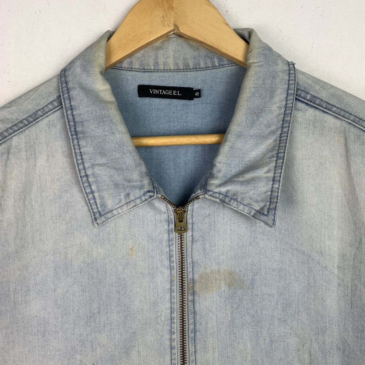 Japanese Brand × Vintage Vintage Vintage E.l Fullzip Denim Jacket Size US XL / EU 56 / 4 - 2 Thumbnail