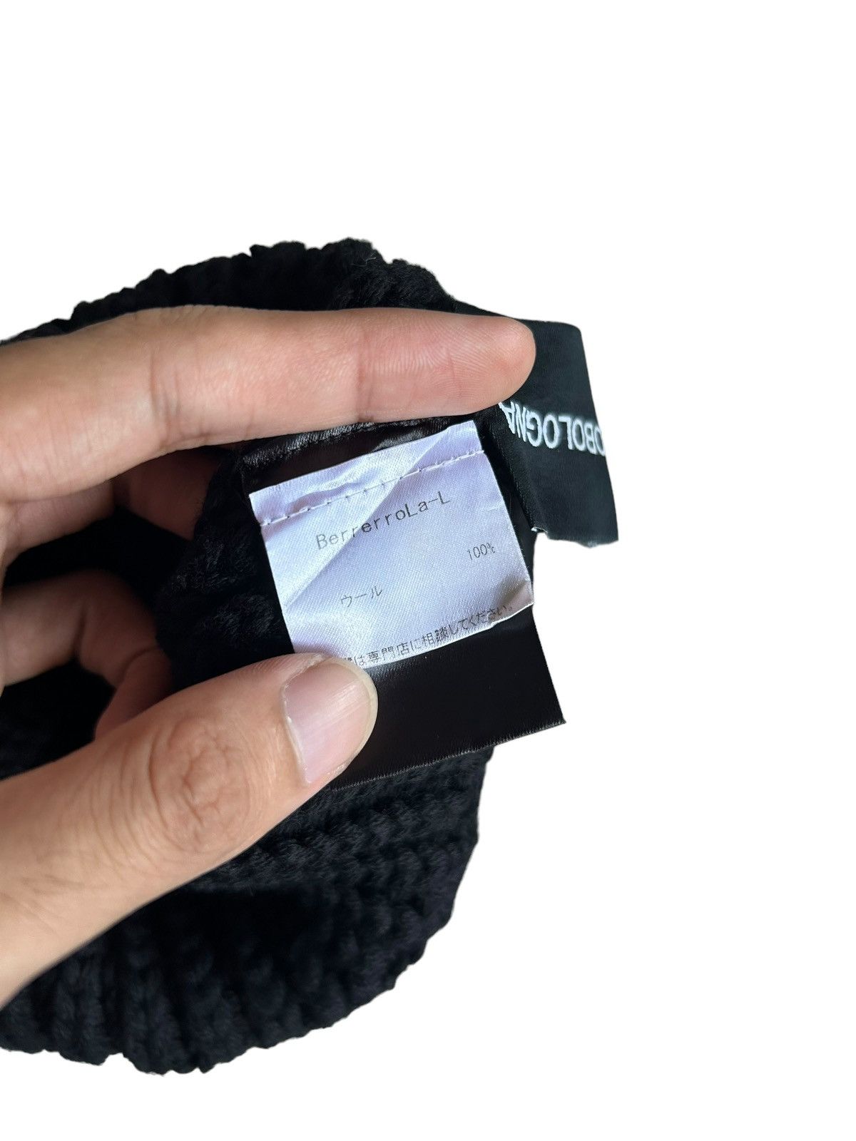 14th Addiction × Japanese Brand × Le Grande Bleu (L.G.B.) Japanese MARCOBOLOGNA Punk Bondage wool knitted Beanie Hats Size ONE SIZE - 10 Thumbnail