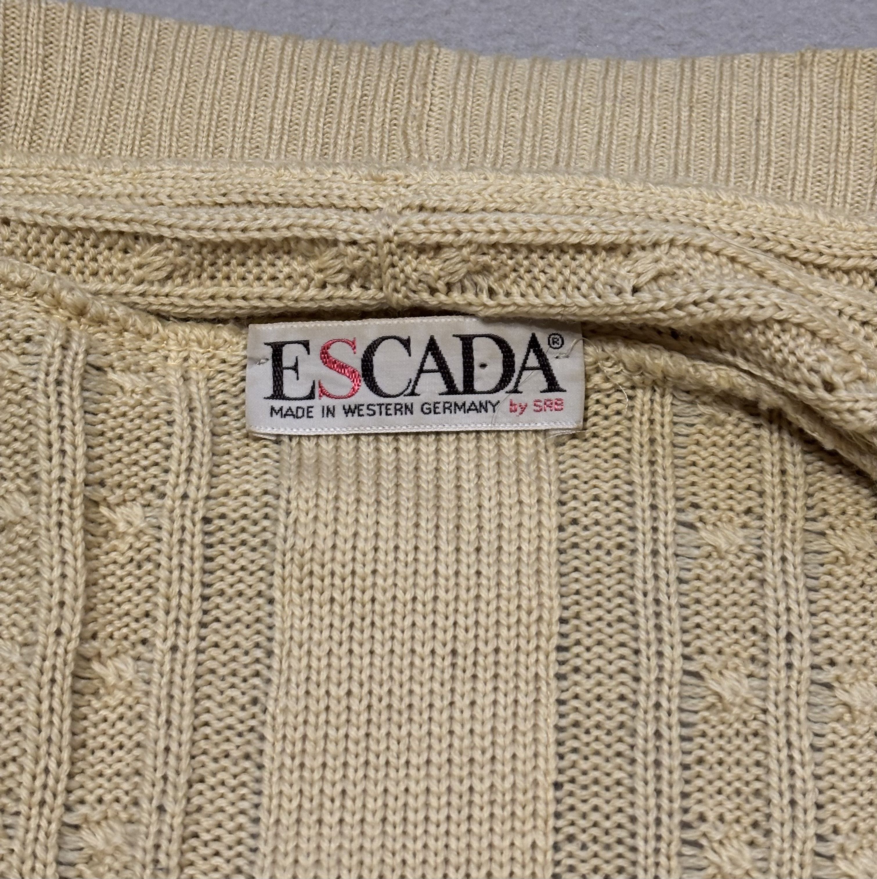 Escada Escada cardigan Made in West Germany Vintage size. 38 Size XS / US 0-2 / IT 36-38 - 16 Thumbnail