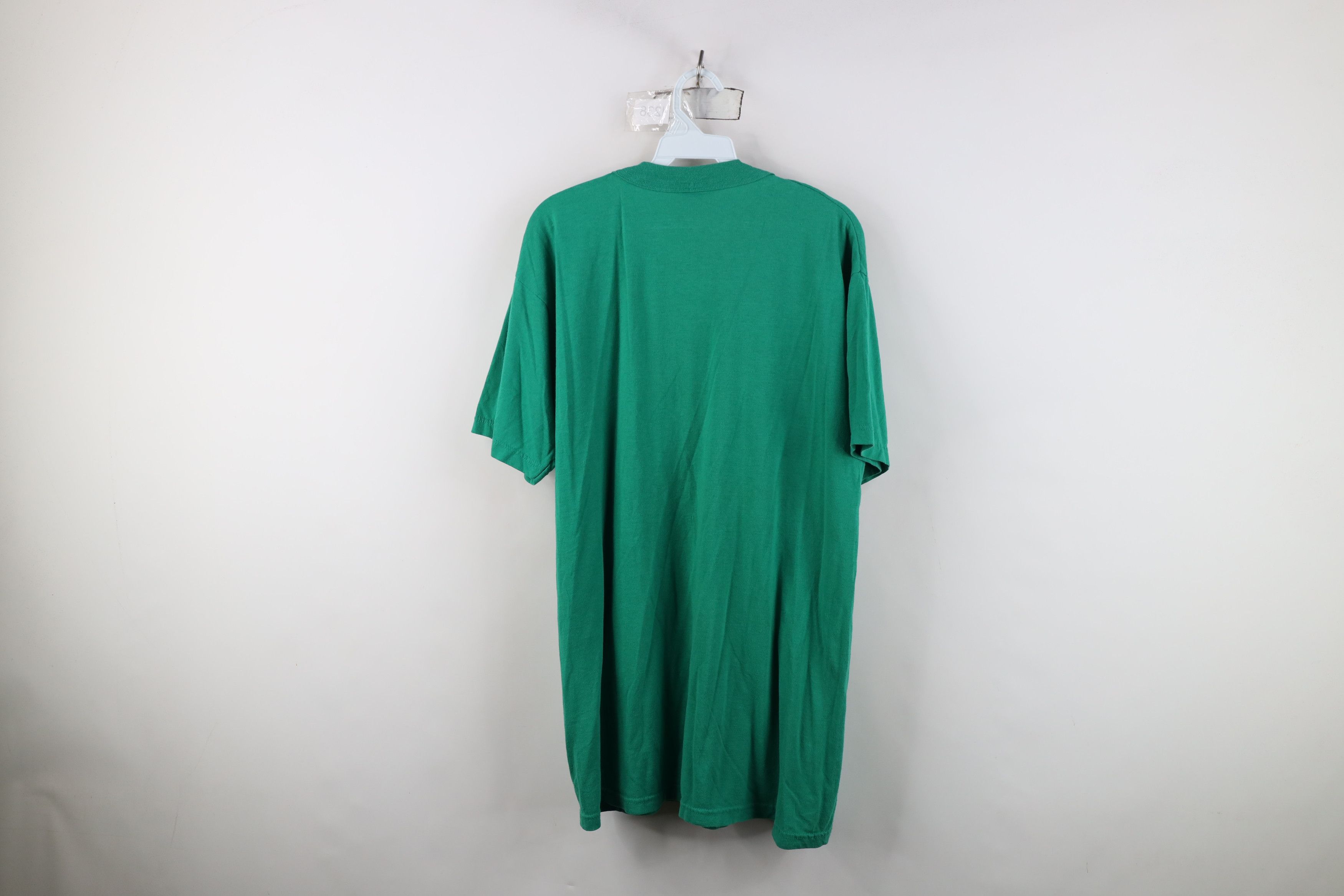 Vintage Vintage 90s Streetwear Short Sleeve Pocket T-Shirt Kelly Size US XL / EU 56 / 4 - 10 Thumbnail