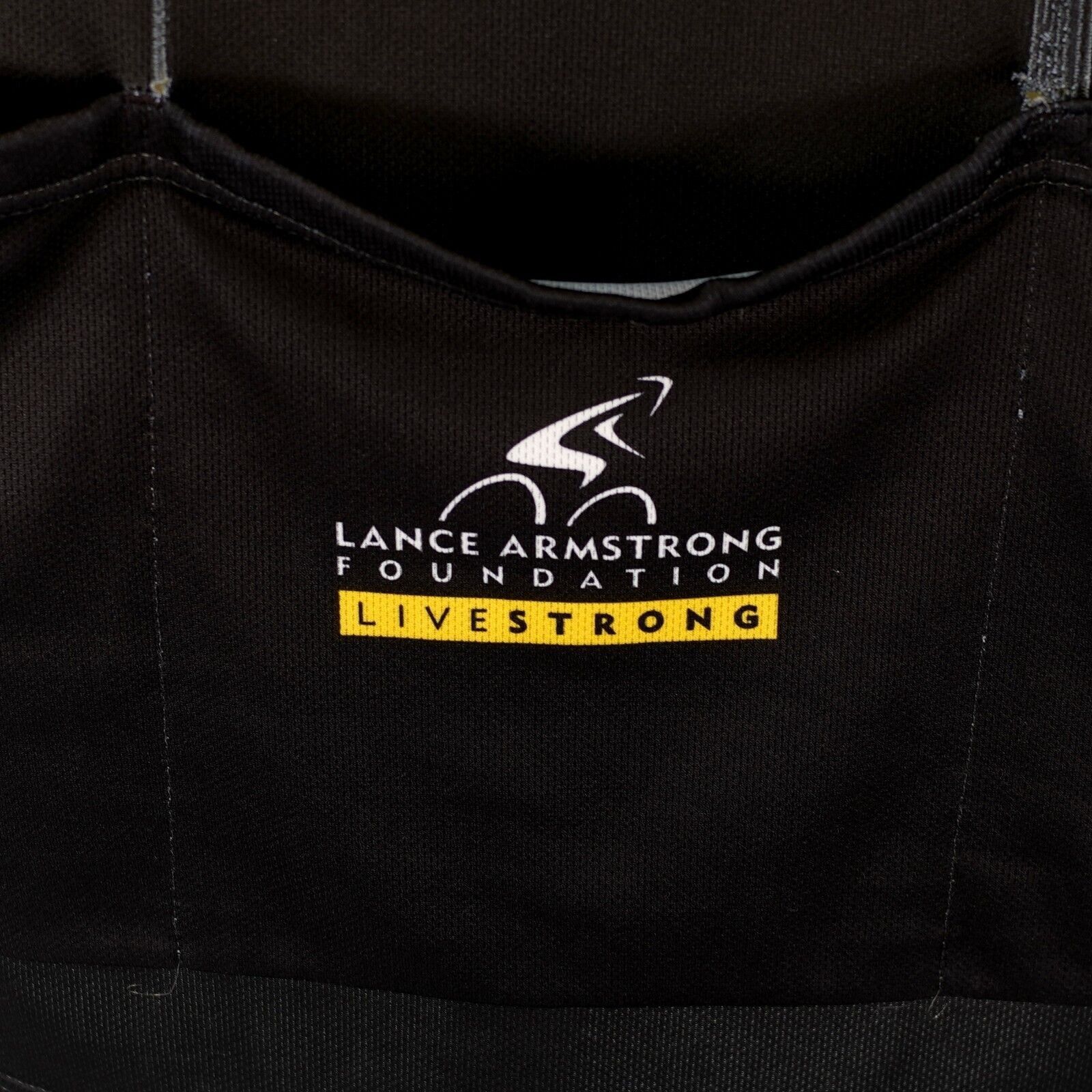 Vintage Nike Livestrong Black Yellow Polyester Mock Neck Cycling Jer Size US L / EU 52-54 / 3 - 8 Thumbnail