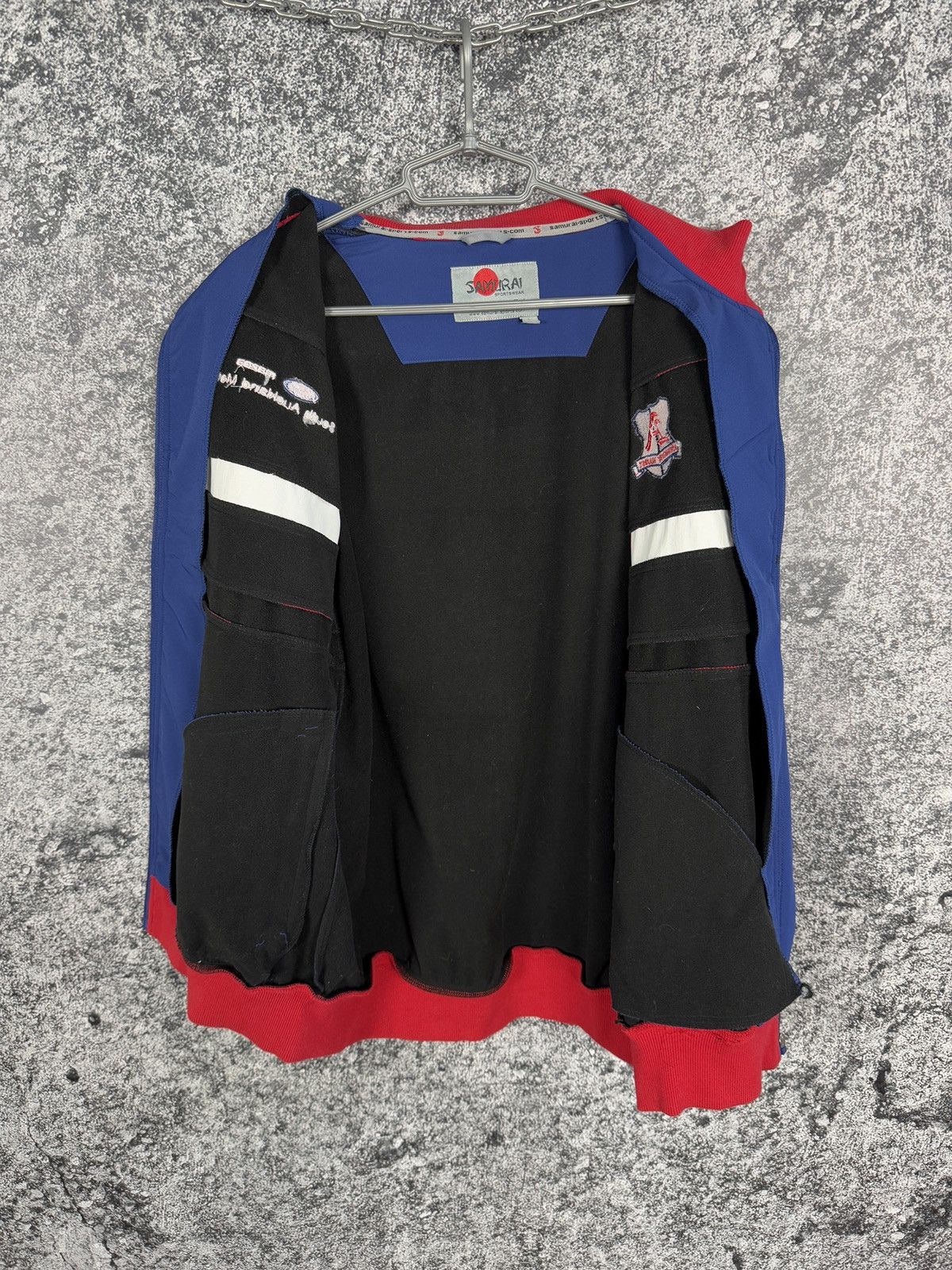 Vintage Samurai Rugby Marist Team Jacket Vintage England Style Sz L Size US L / EU 52-54 / 3 - 11 Thumbnail