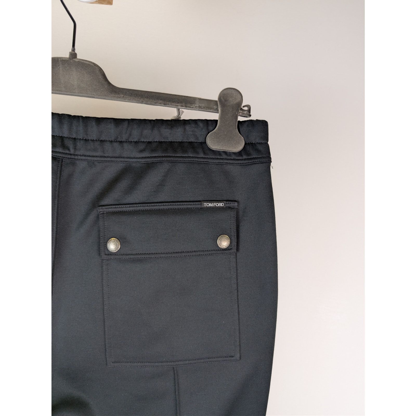 Tom Ford o1rshd1 Cut Sewn Technical Track Trousers Sweatpants Black Size US 38 / EU 54 - 12 Thumbnail