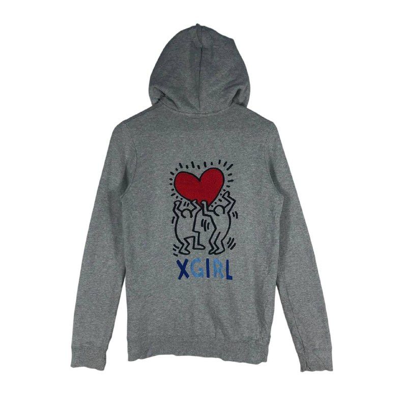Hysteric Glamour Vintage X- Girl Hysteric Glamour Zipper Hoodie Size US S / EU 44-46 / 1 - 5 Thumbnail