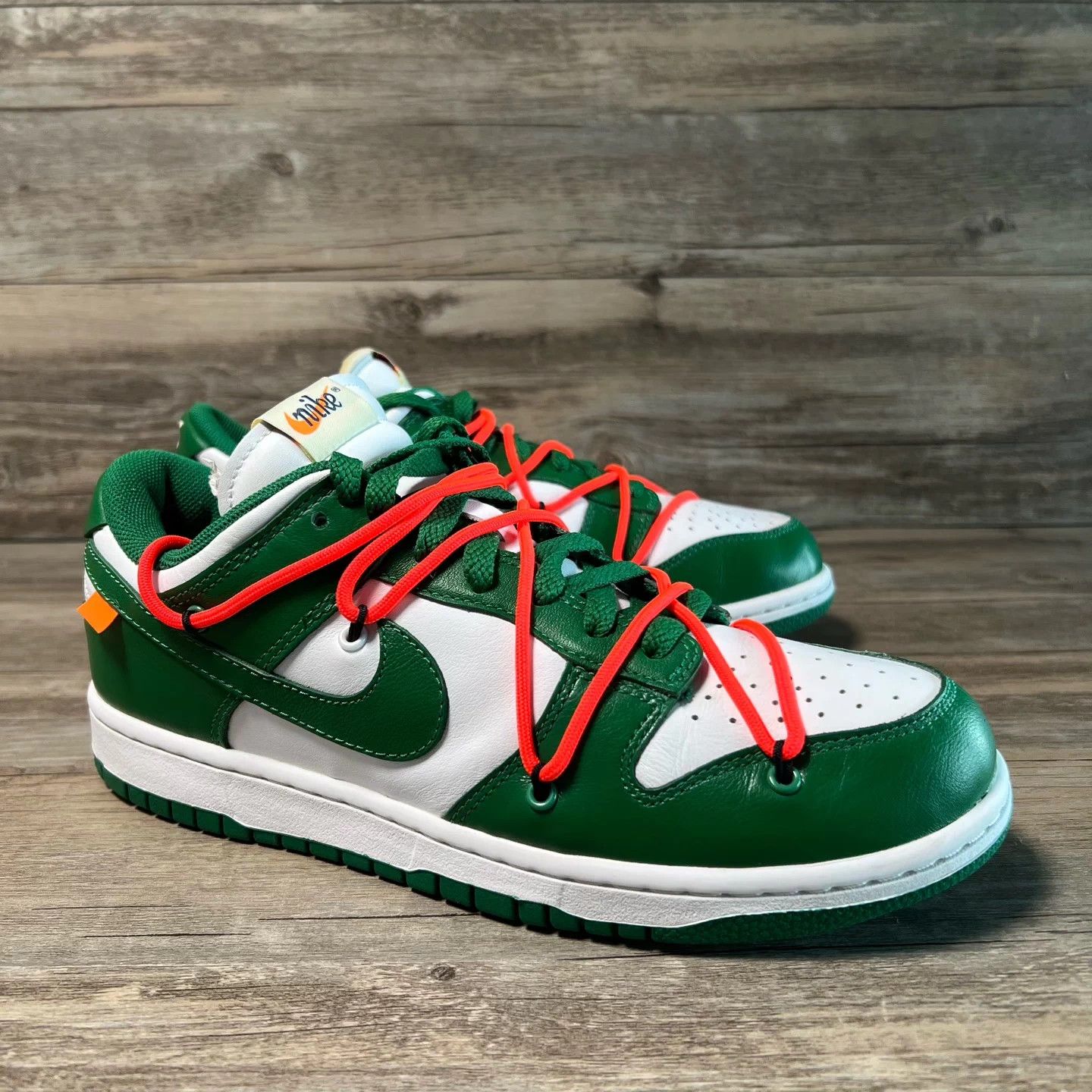 Nike Nike Dunk x Off-White White Green CT0856-100 Size US 9 / EU 42 - 2 Thumbnail
