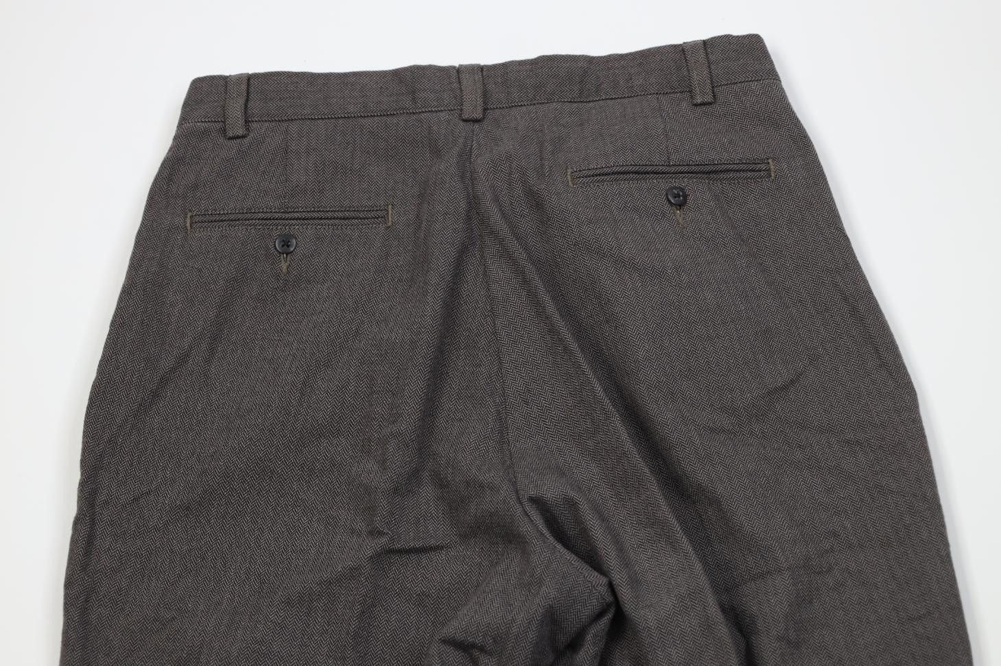 Polo Ralph Lauren Vintage 90s Ralph Lauren Herringbone Wide Leg Chino Pants Size US 32 / EU 48 - 9 Thumbnail