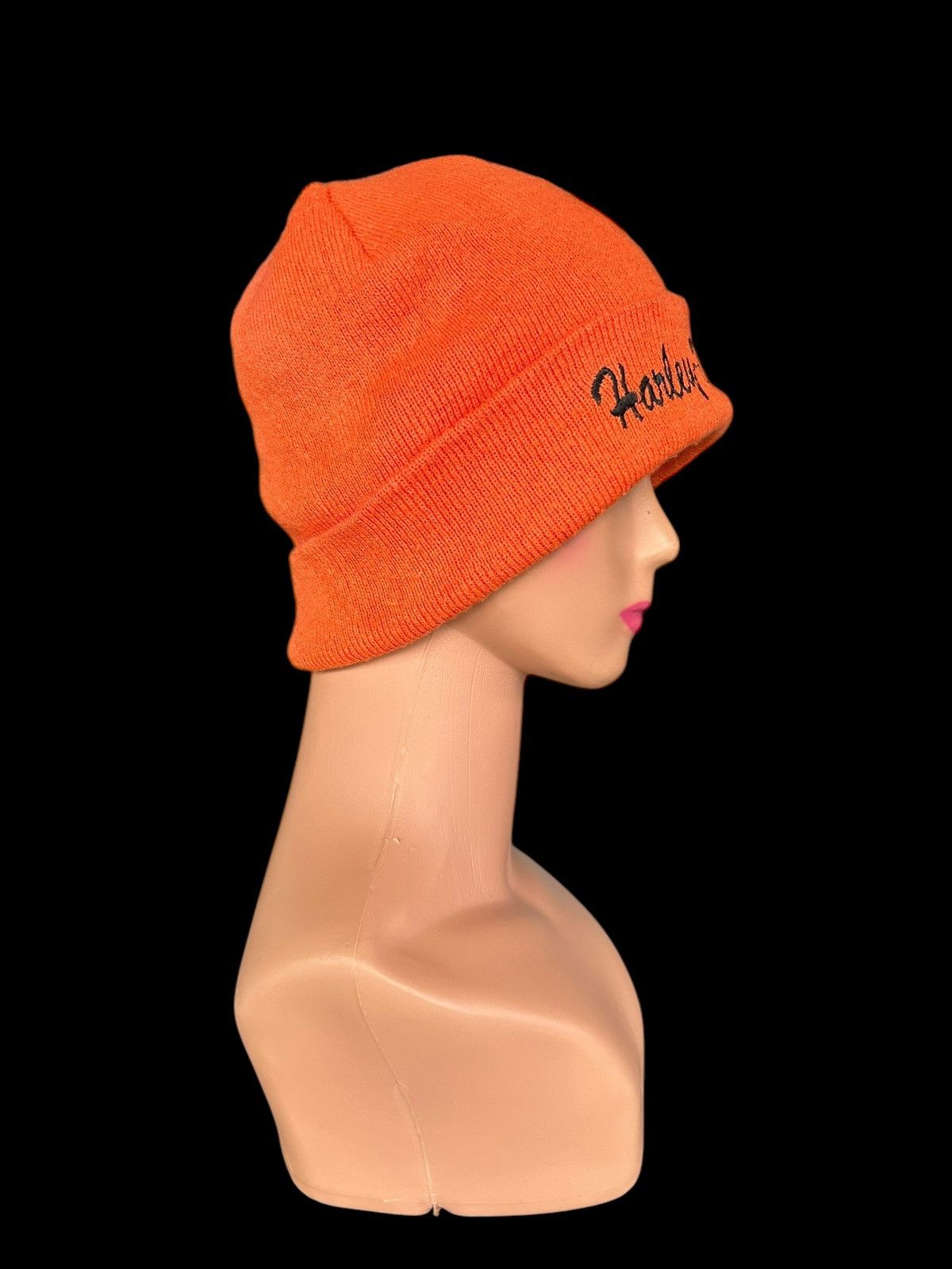 Harley Davidson × Vintage Vintage Harley Davidson Beanie Hats ☠️☠️ Size ONE SIZE - 3 Thumbnail