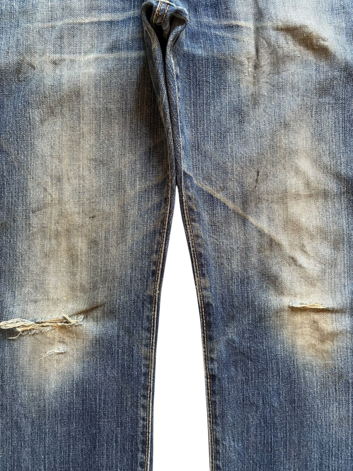 Edwin × Japanese Brand Vintage Japanese Edwin 505zxx Selvedge Mud Wash Loose Jeans Size US 31 - 6 Thumbnail