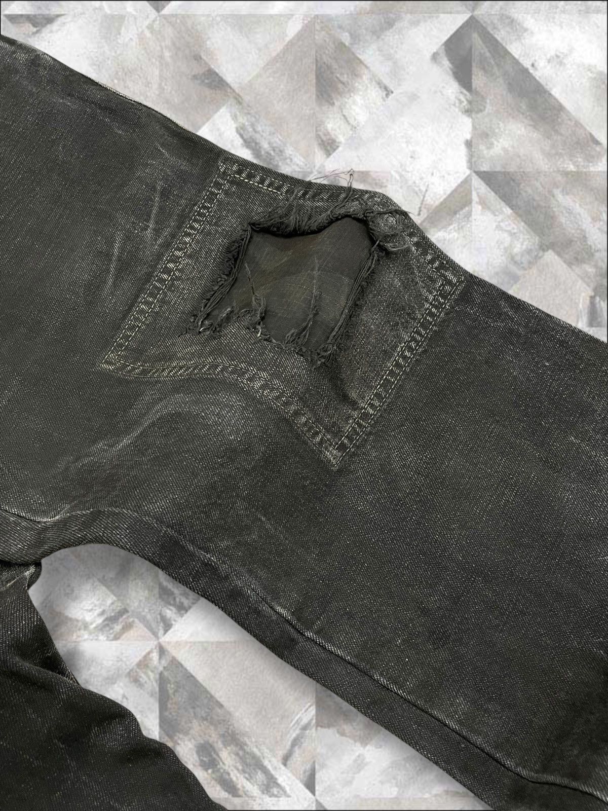 ABAHOUSE Vintage 1990s Japan Designer Abahouse Distressed Denim Size US 32 / EU 48 - 9 Thumbnail