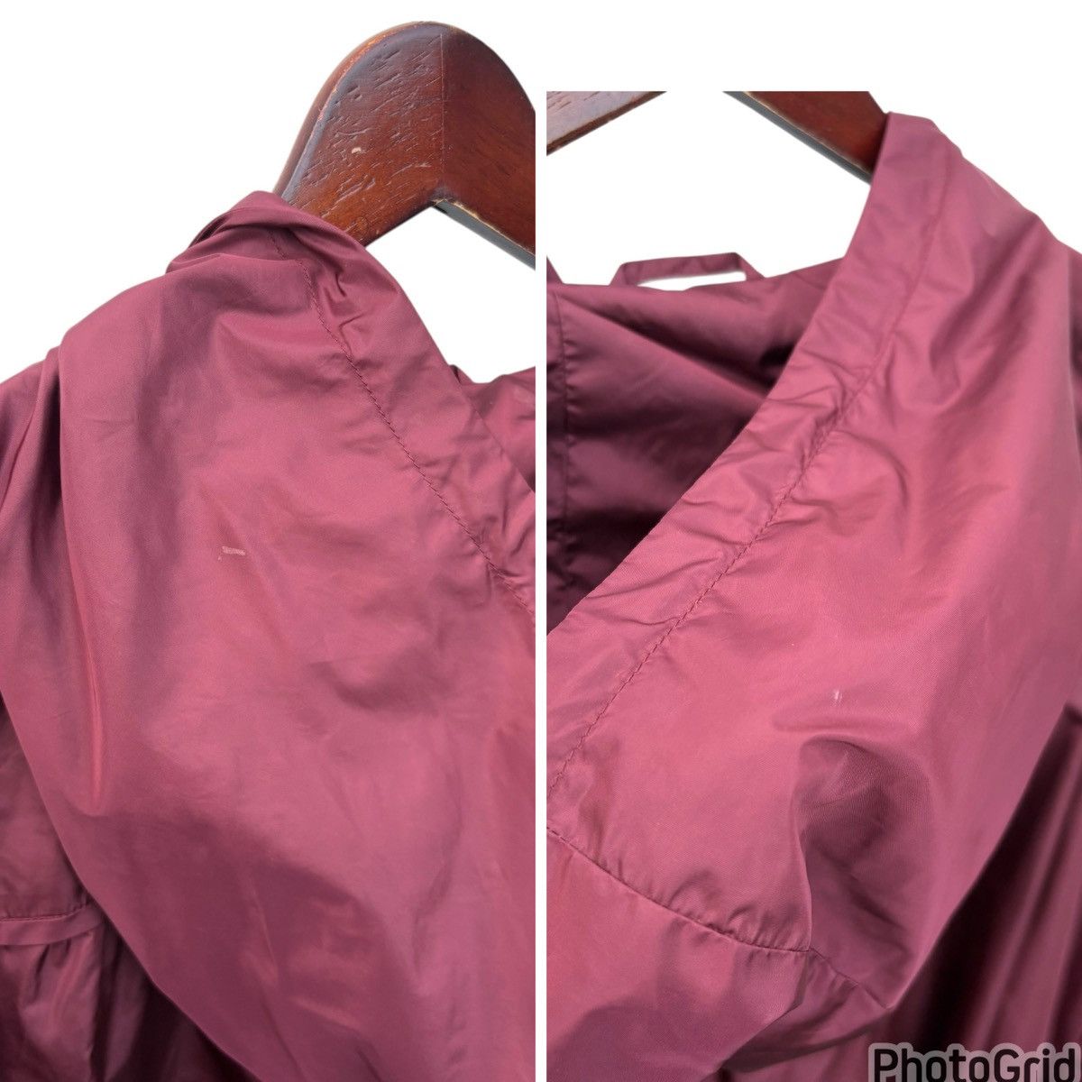 Prada Prada Burgundy Nylon Hoodie Jacket Size S / US 4 / IT 40 - 22 Thumbnail