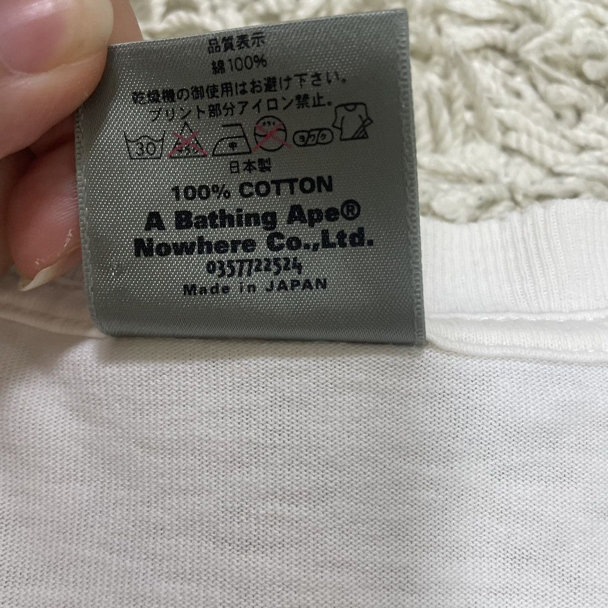 Bape Bape Camo Tee kaws collabo backprint M white Size US M / EU 48-50 / 2 - 6 Thumbnail