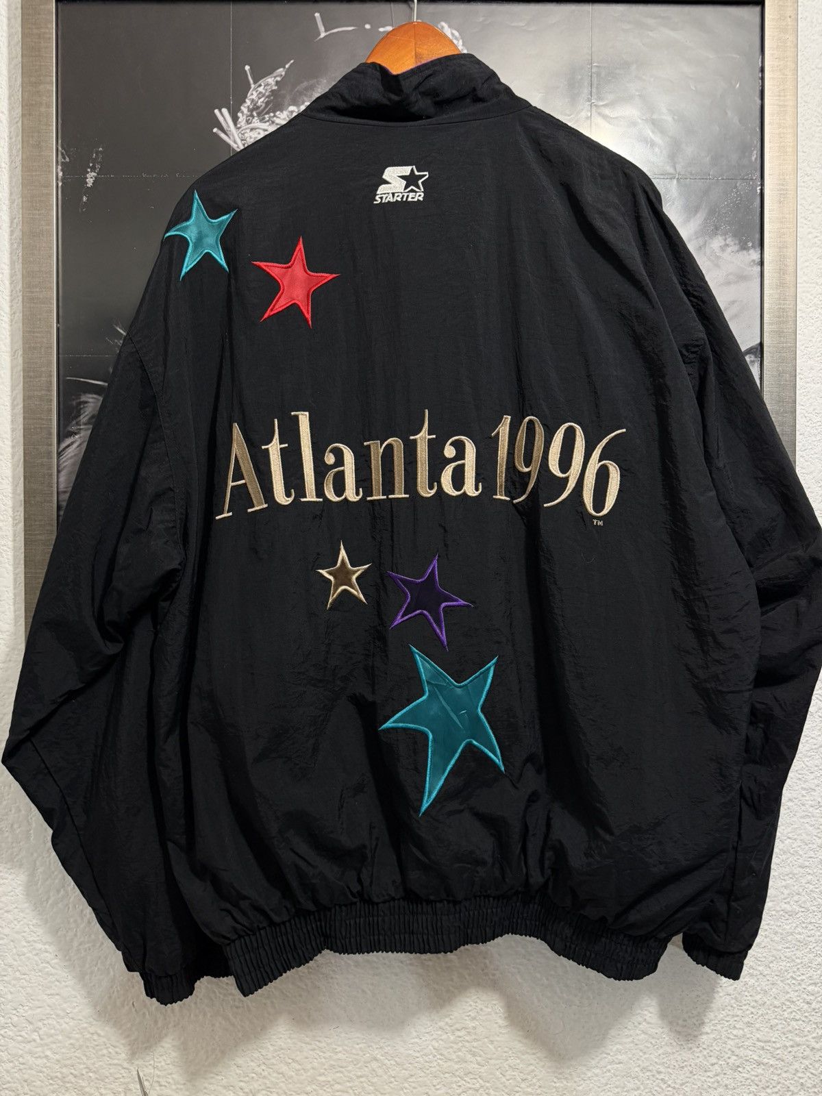 Starter OLYMPIC GAMES ATLANTA 1996 TRACK JACKET Size US L / EU 52-54 / 3 - 5 Thumbnail