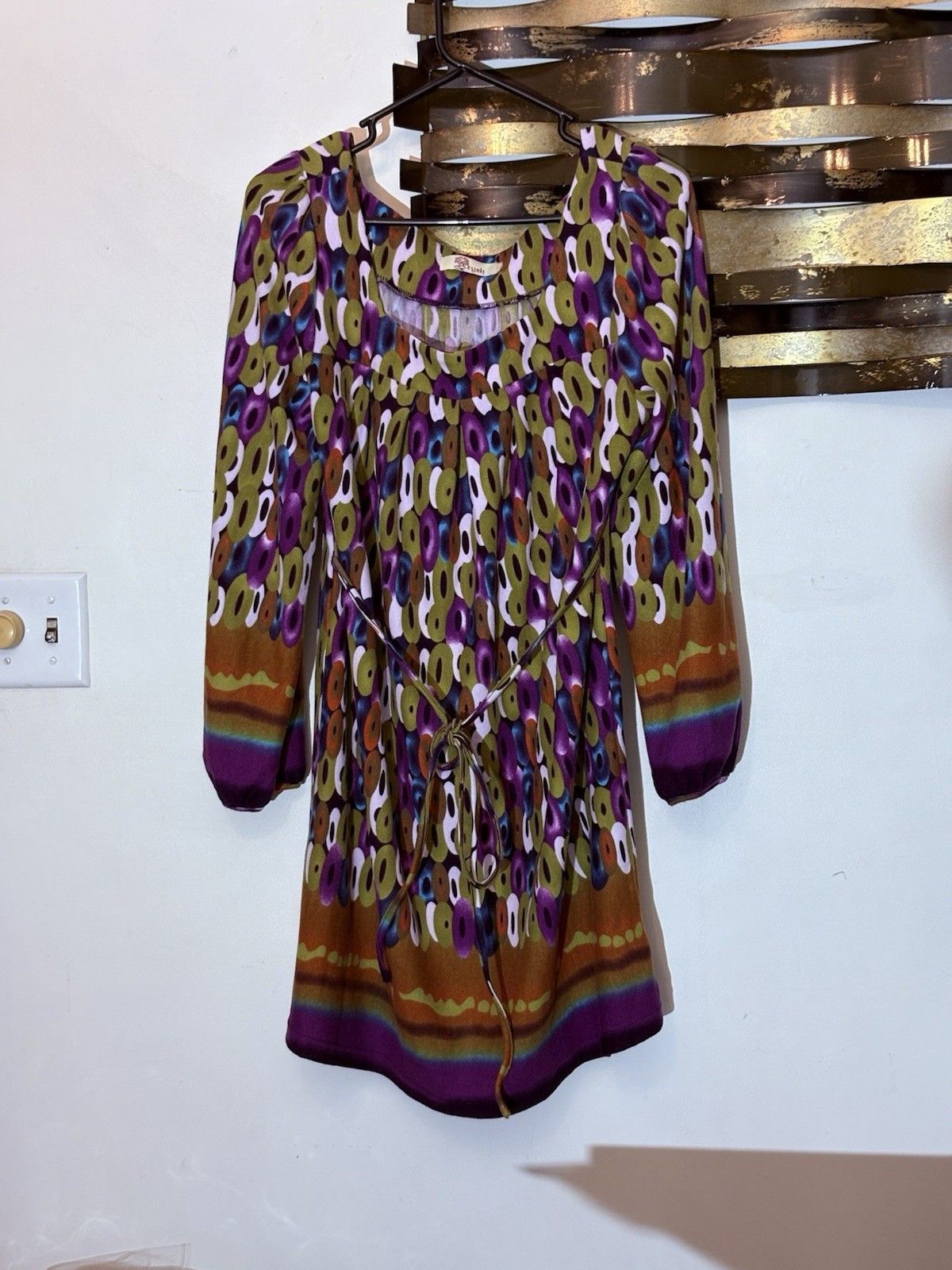 Anthropologie Aryeh Anthropology Dress Tunic Colorful Chain Print XL Size XL / US 12-14 / IT 48-50 - 2 Thumbnail