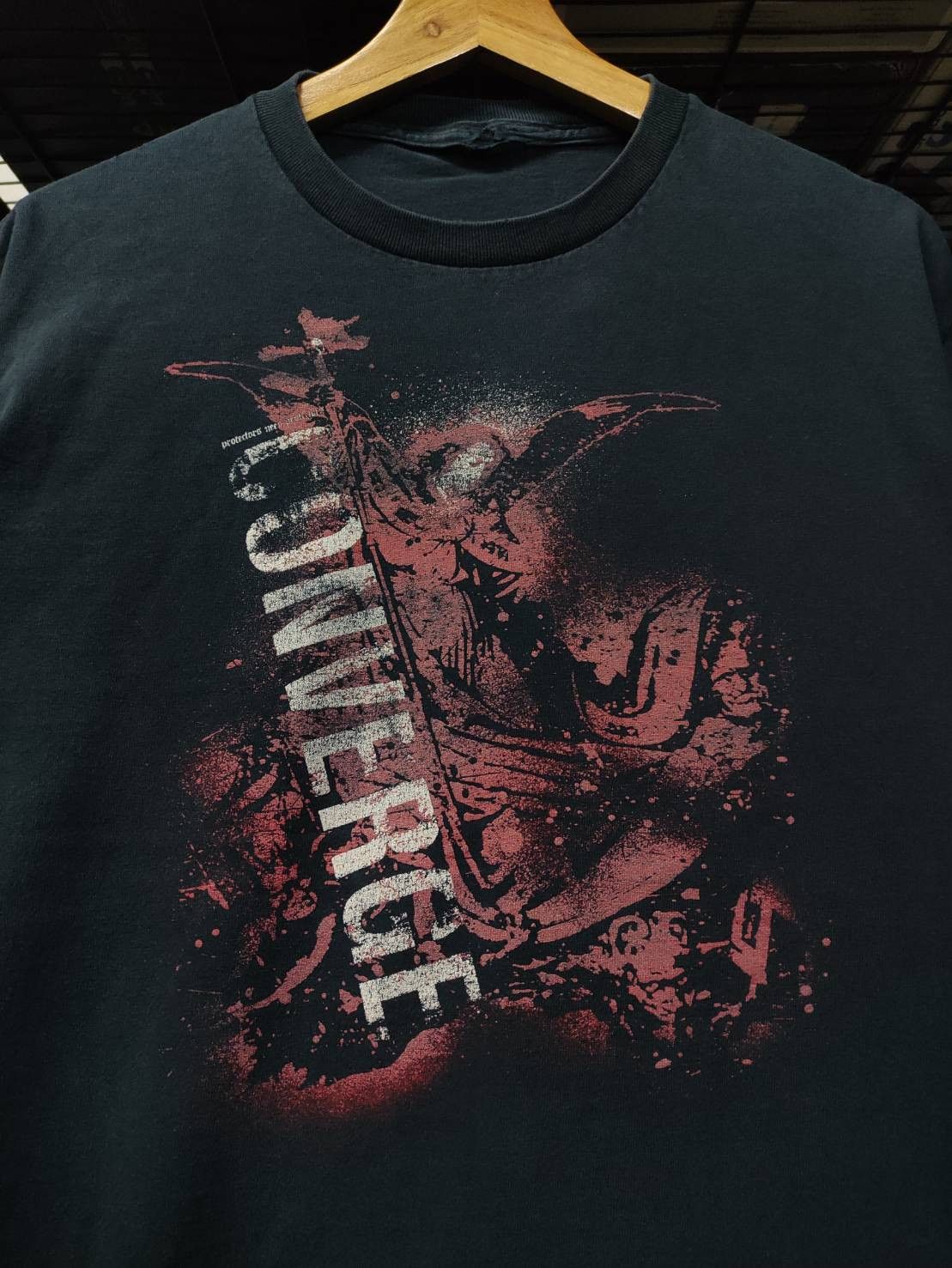 Band Tees Vtg 00's Converge Band " Protectors Need Protectors " Size US L / EU 52-54 / 3 - 1 Thumbnail