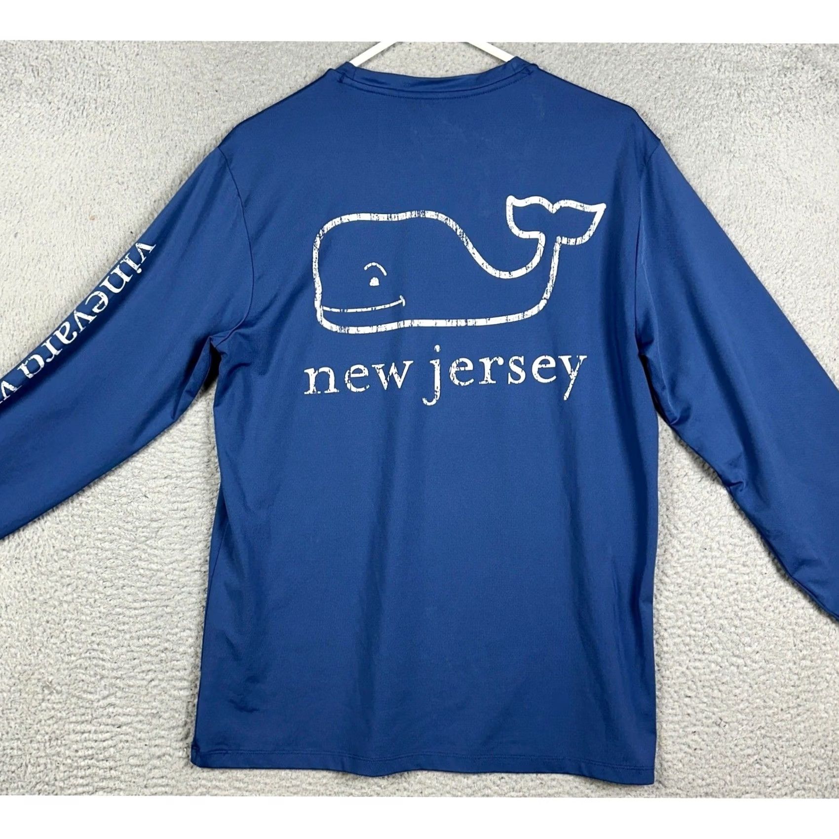 Vineyard Vines Vineyard Vines Shirt Mens Small Blue Performance Graphic Long Sleeve Stretch EUC Size US S / EU 44-46 / 1 - 2 Thumbnail